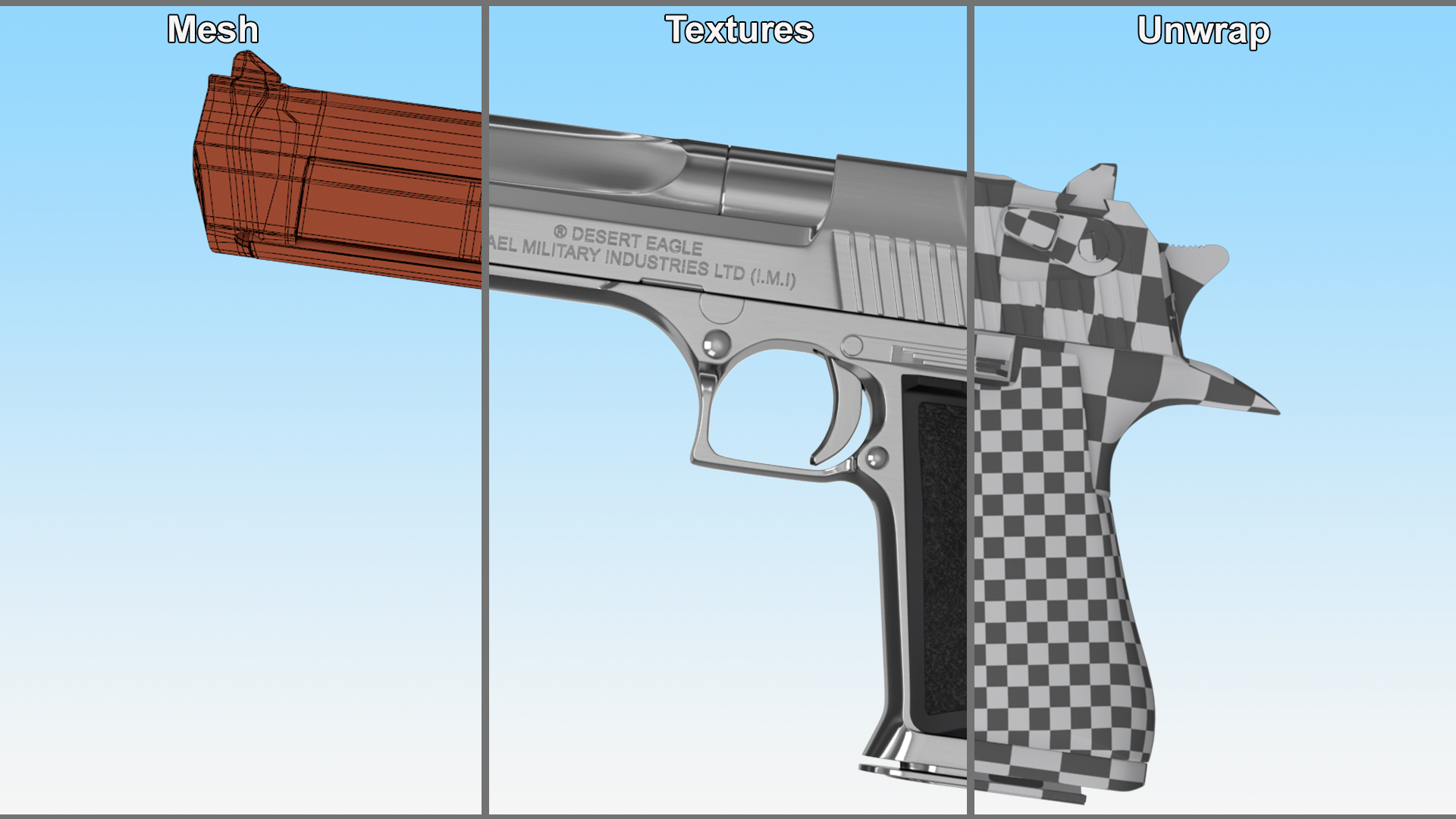 3D model Desert Eagle Handgun