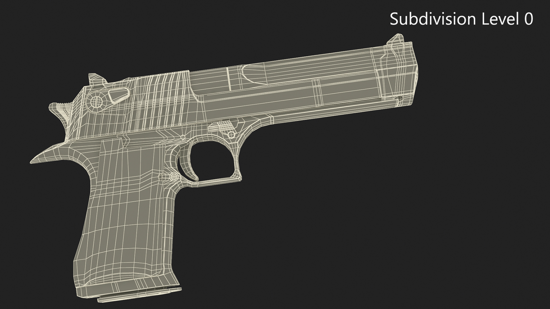 3D model Desert Eagle Handgun