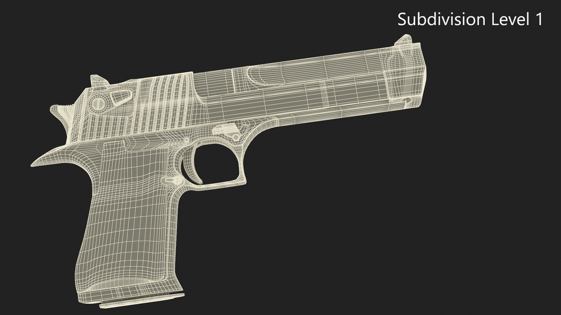 3D model Desert Eagle Handgun