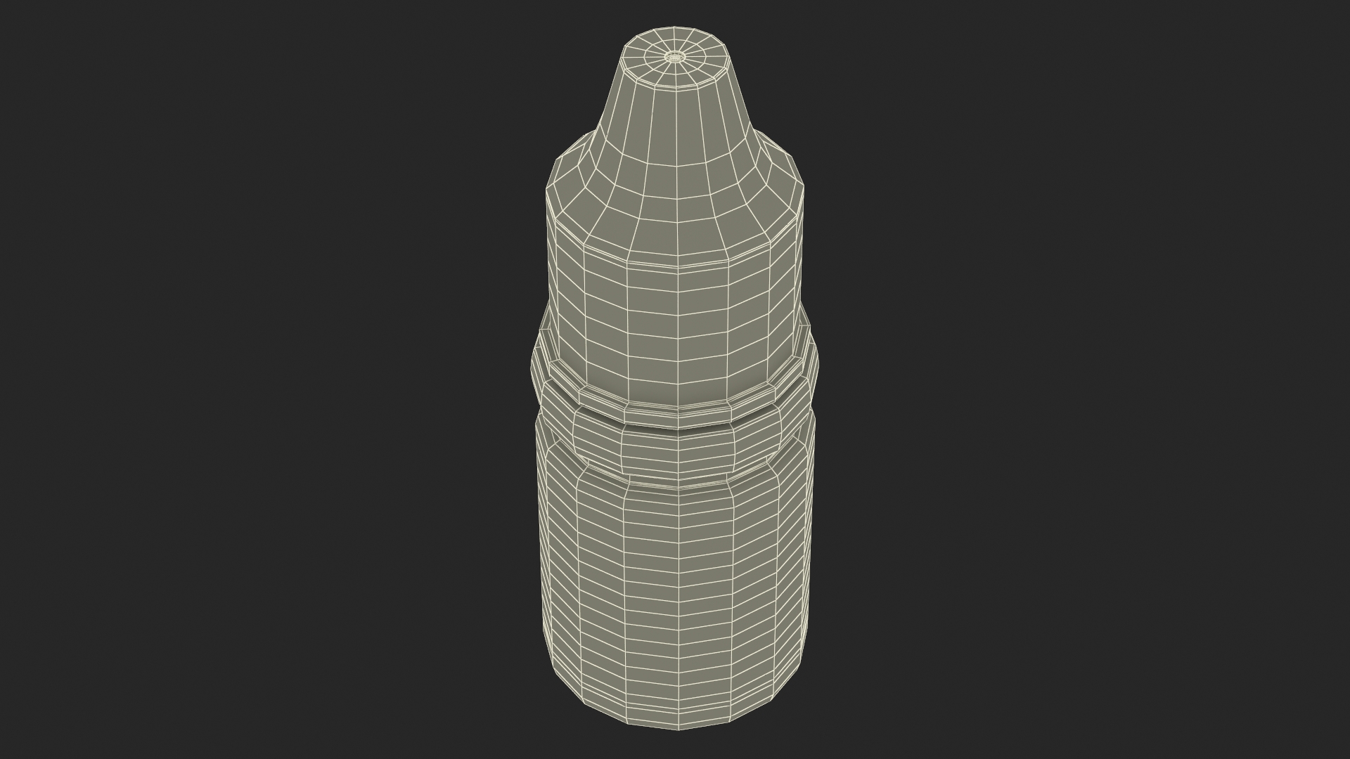 Medical Drops Bottle 5ml 3D model