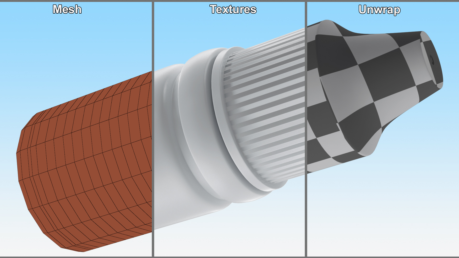 Medical Drops Bottle 5ml 3D model