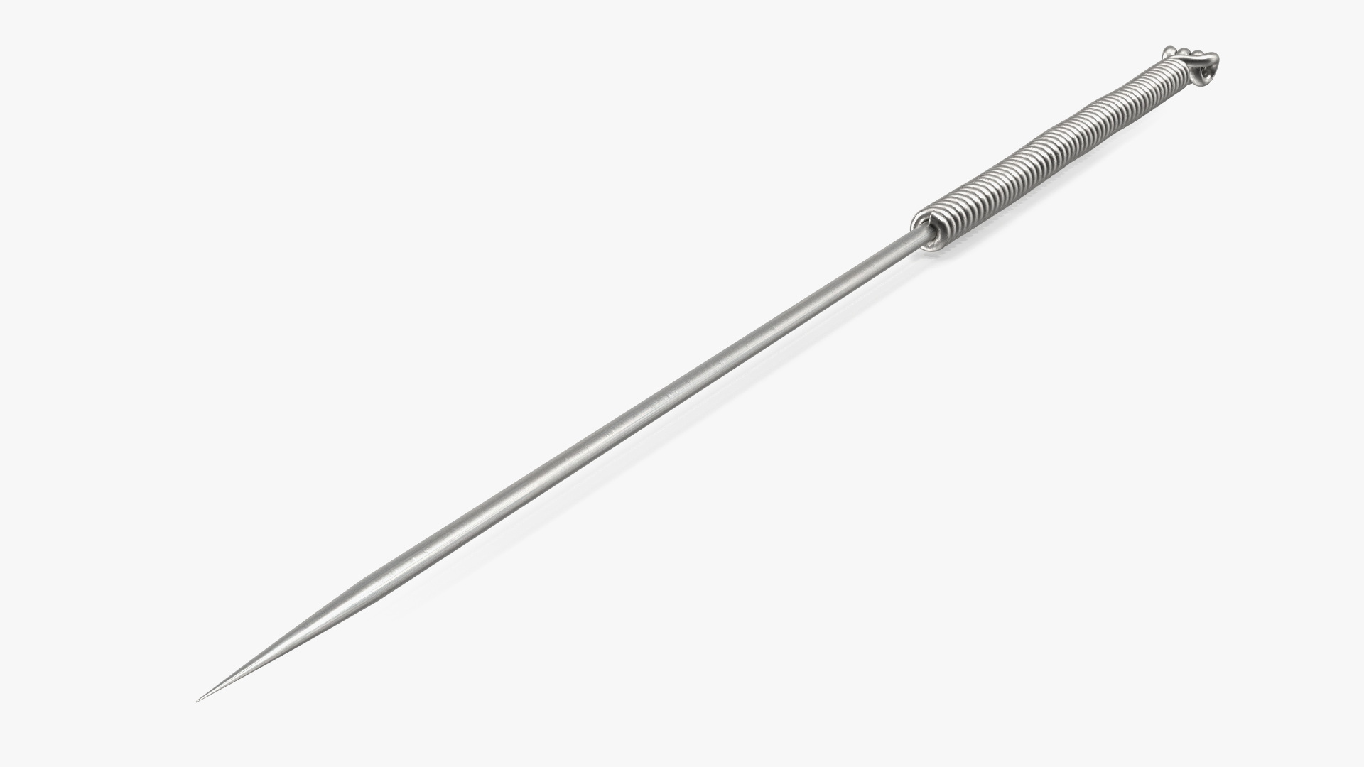 Middle Acupuncture Needle Silver 3D