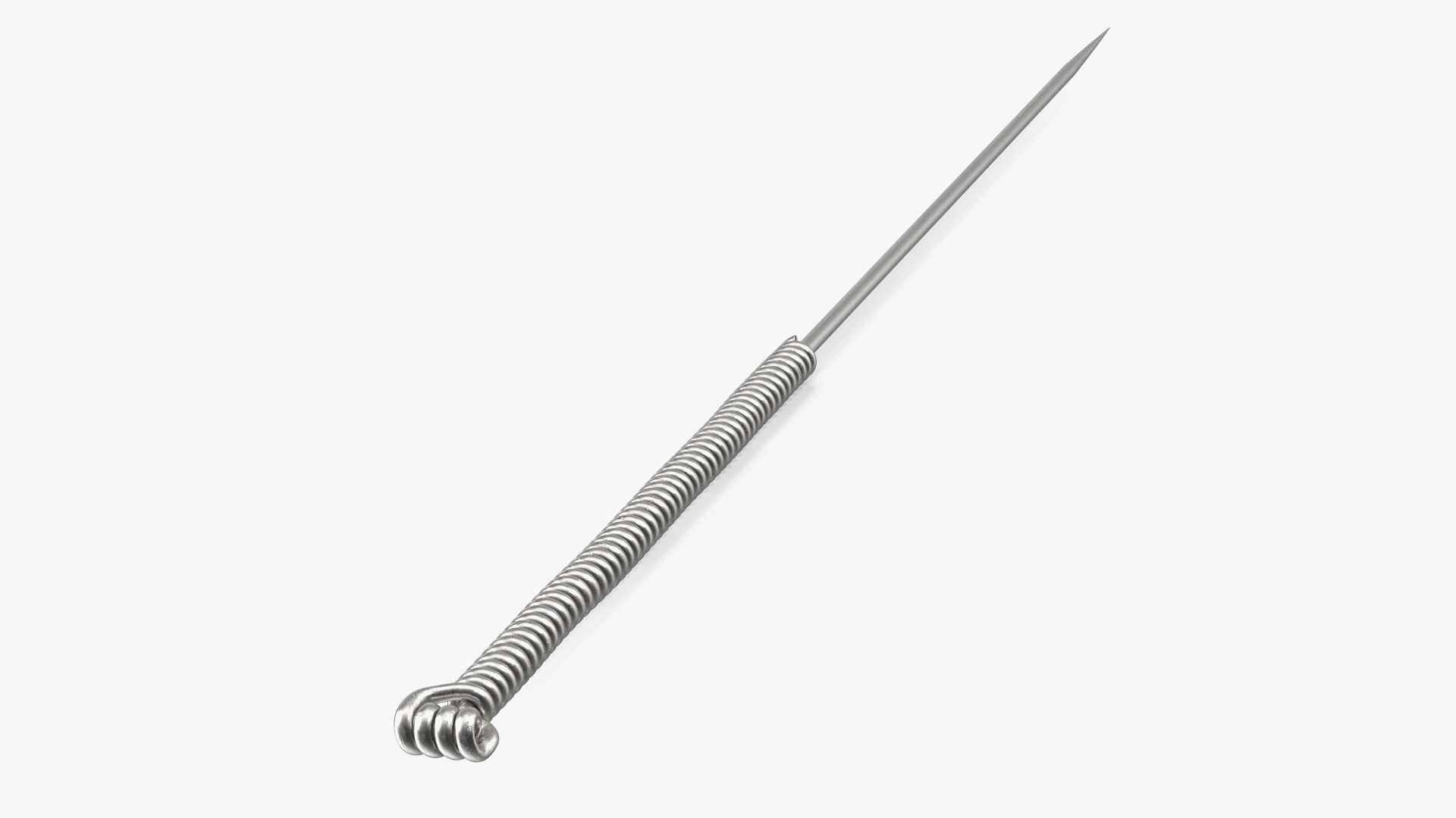 Middle Acupuncture Needle Silver 3D
