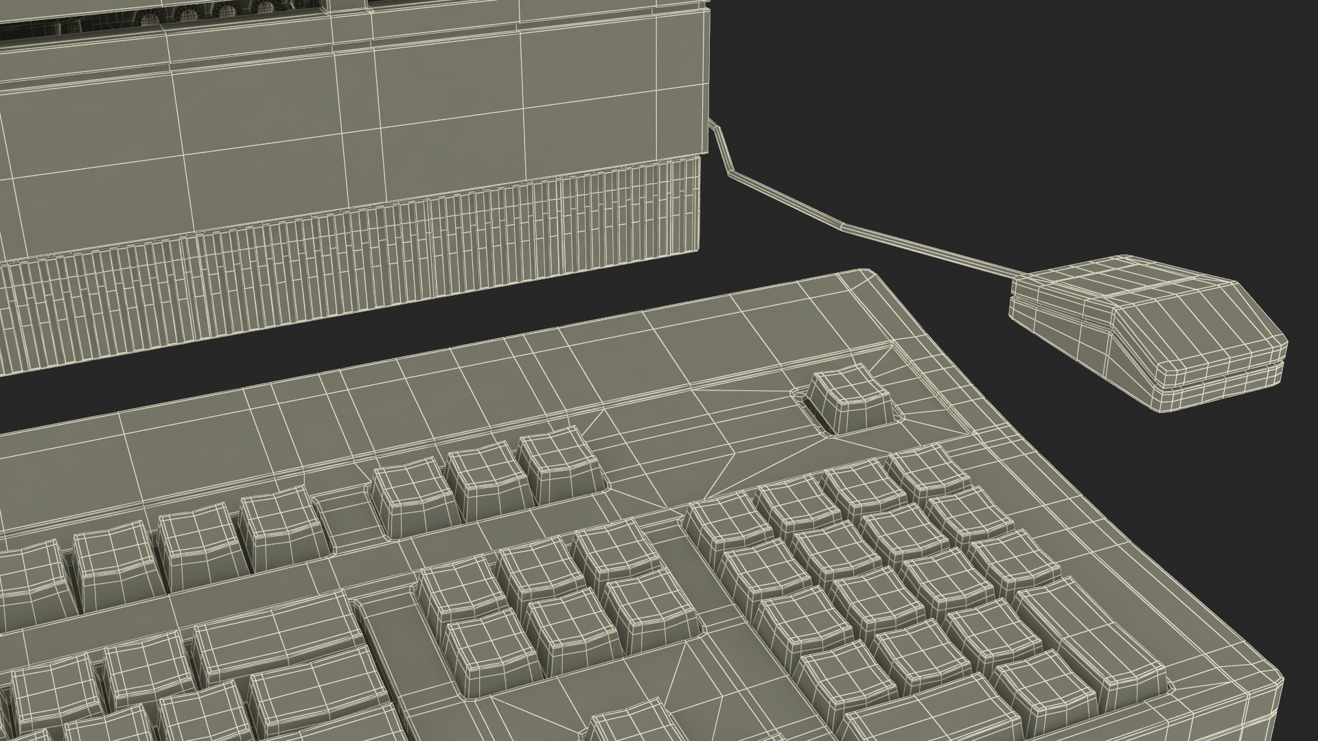 3D model Vintage Apple Macintosh II Computer