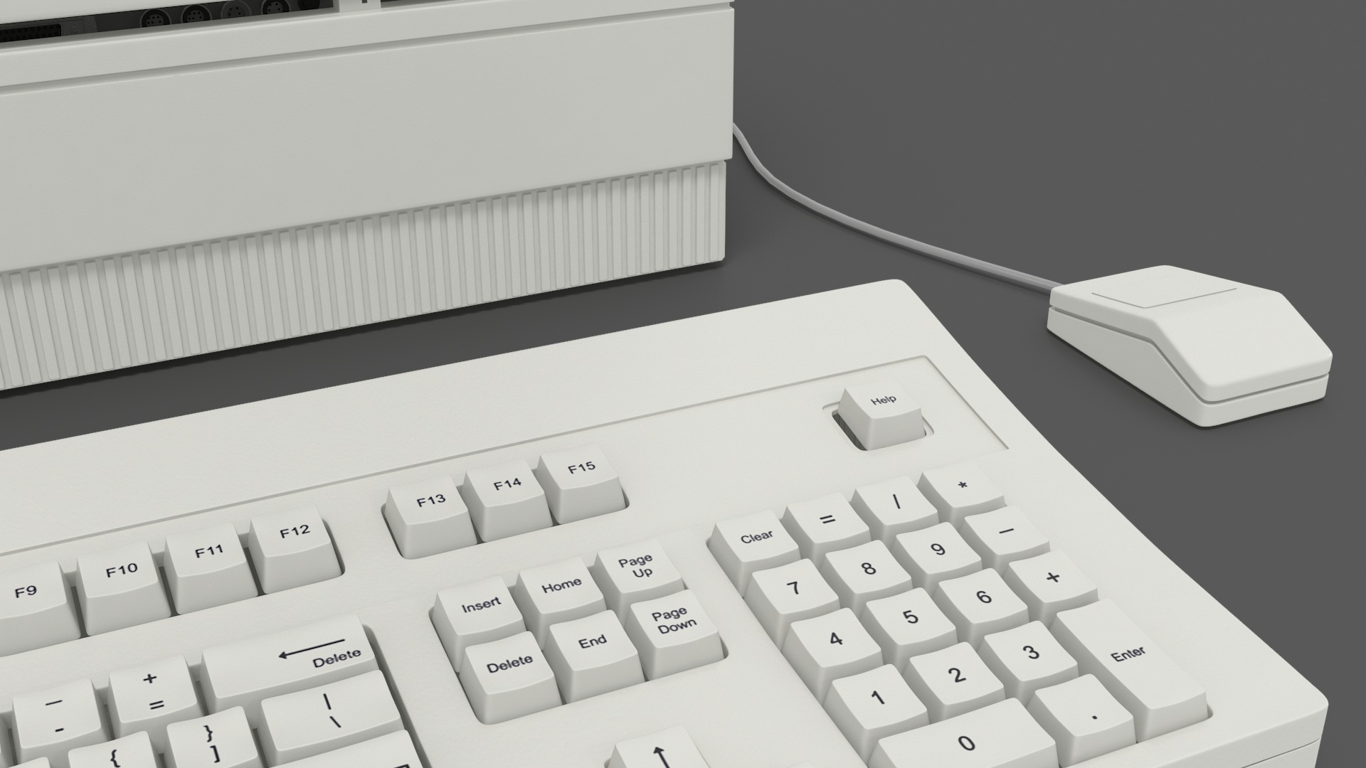3D model Vintage Apple Macintosh II Computer