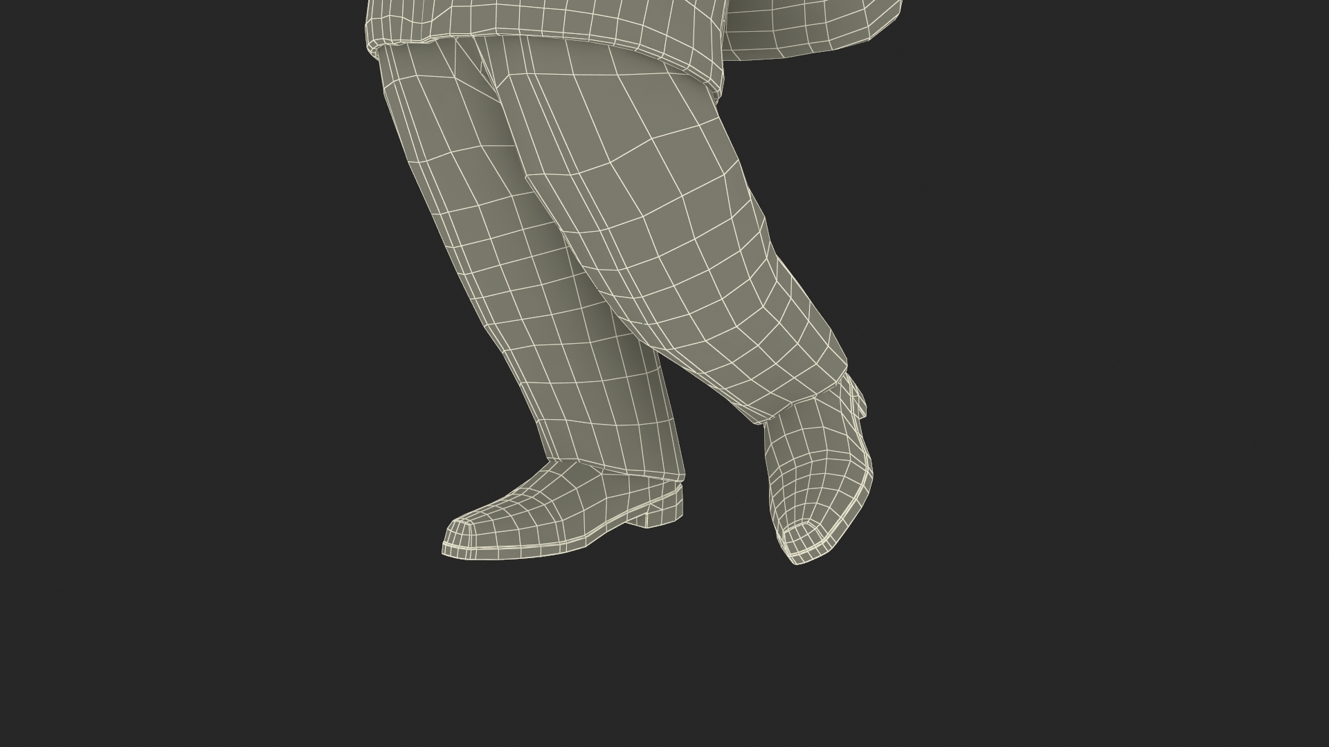 Mr Monopoly Moustache Twirl Pose 3D