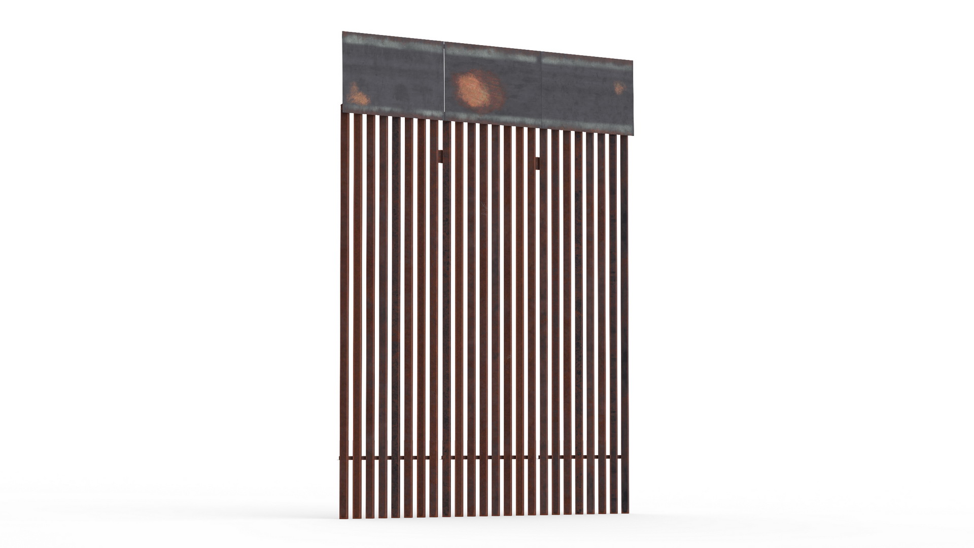 Metal Border Wall 3D