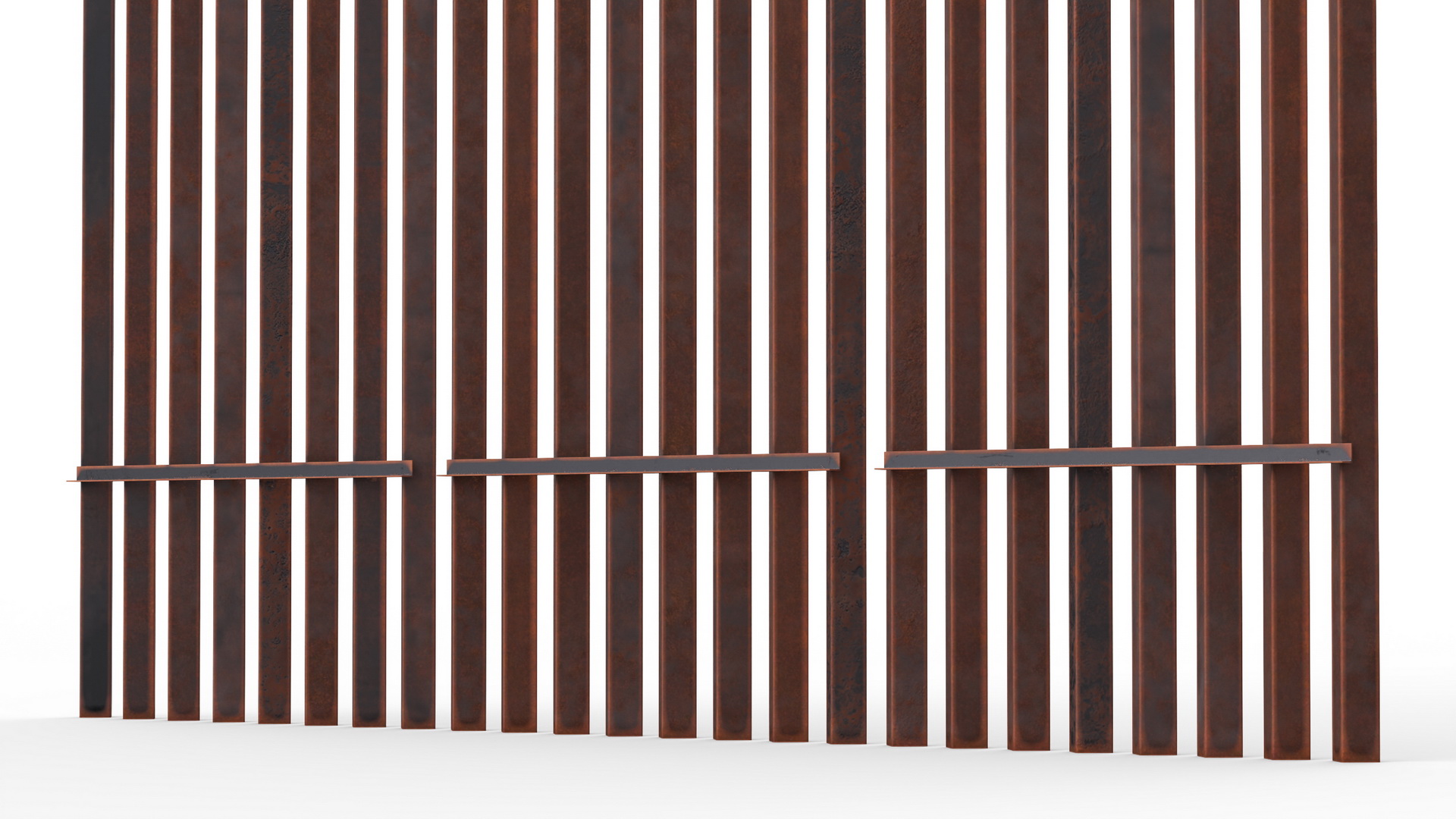 Metal Border Wall 3D