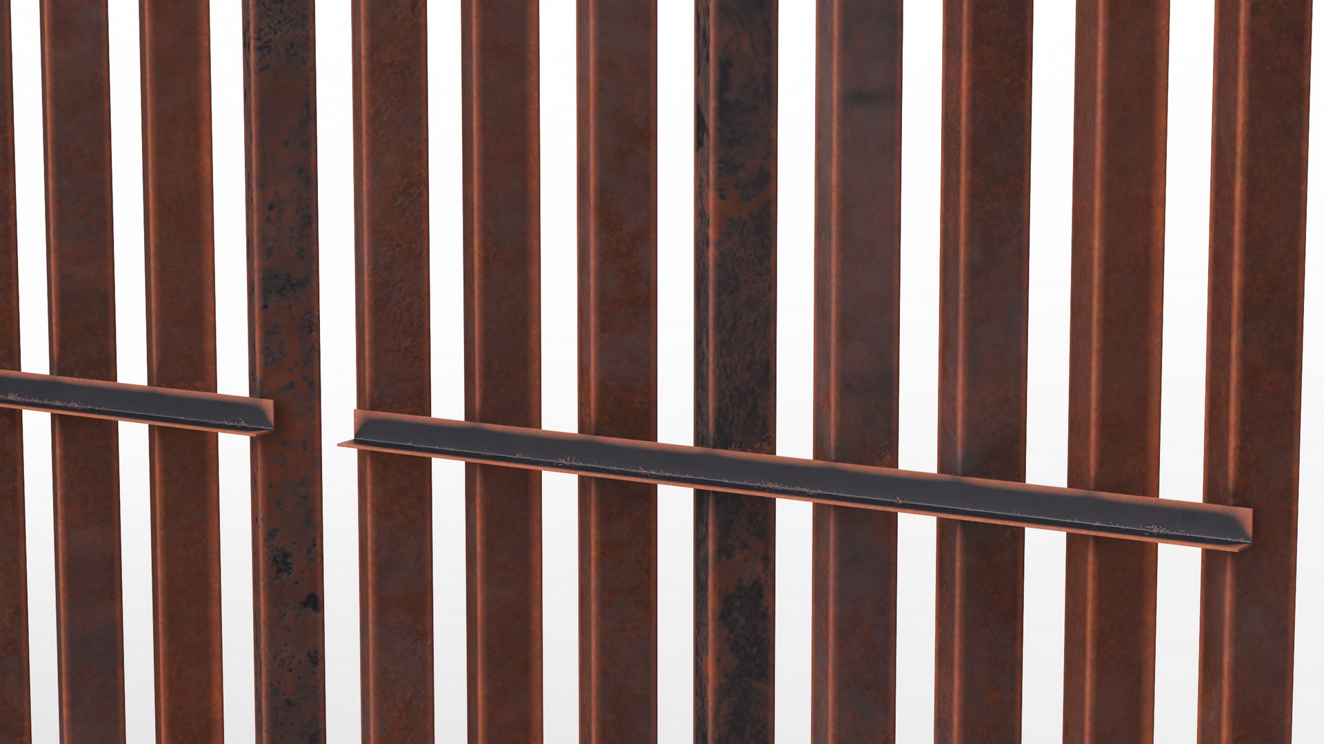 Metal Border Wall 3D