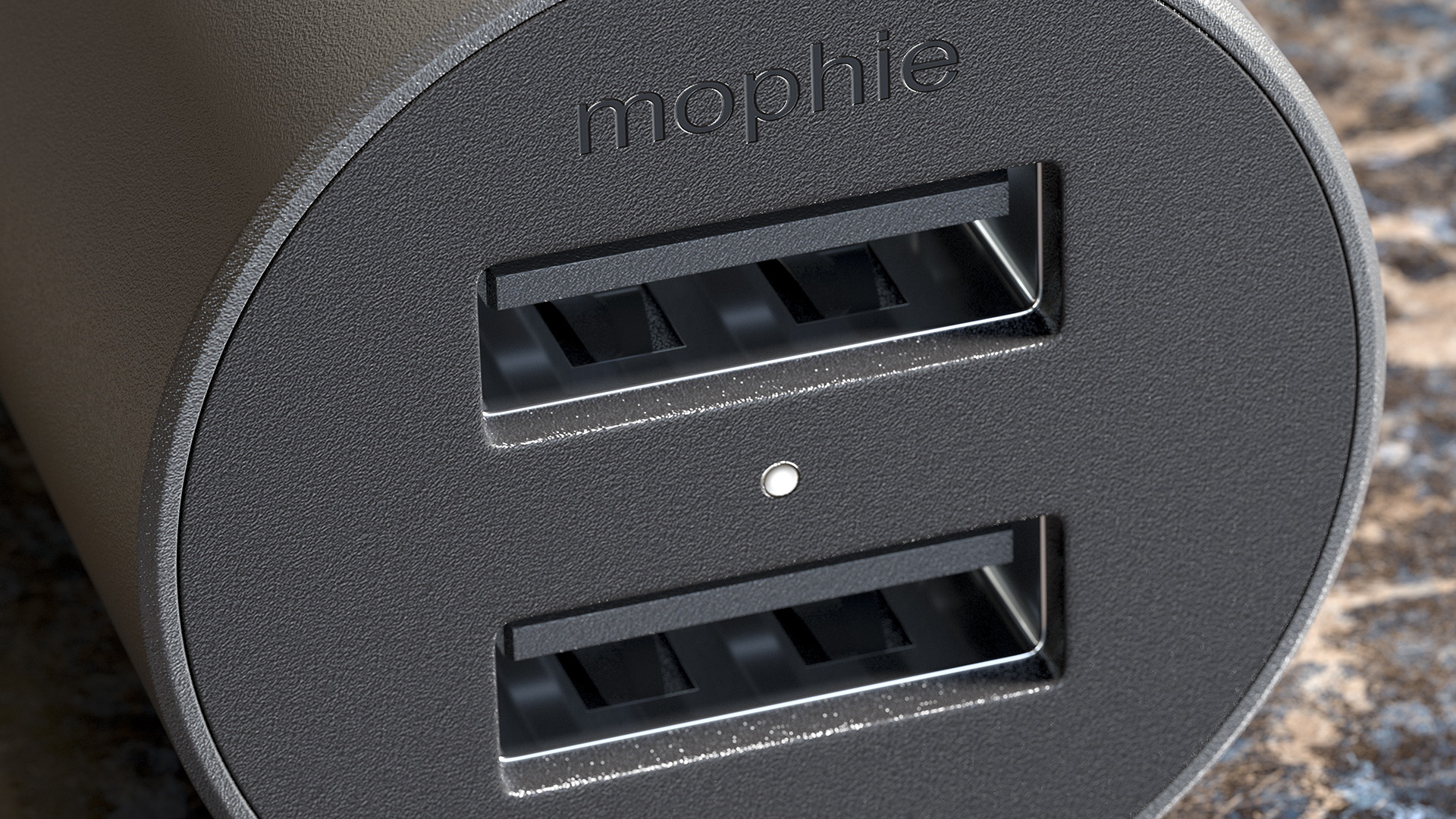 mophie Dual USB Type A Car Charger 3D model