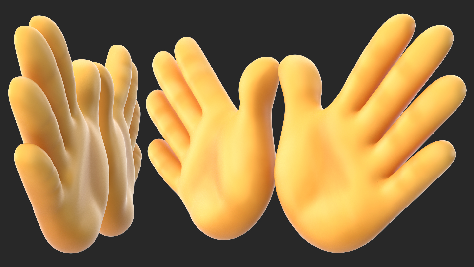 3D Open Hands Emoji