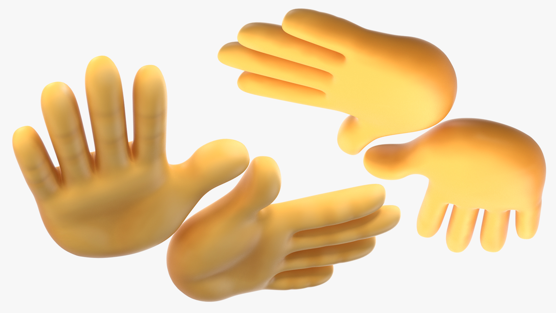 3D Open Hands Emoji