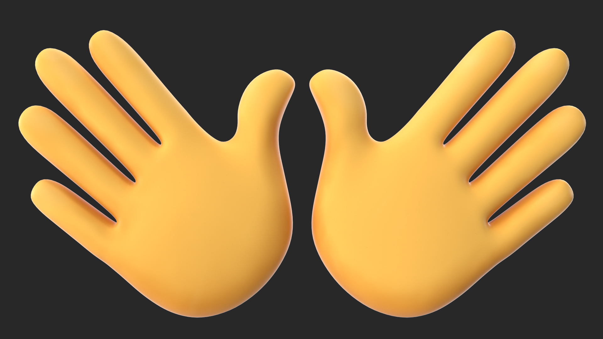 3D Open Hands Emoji
