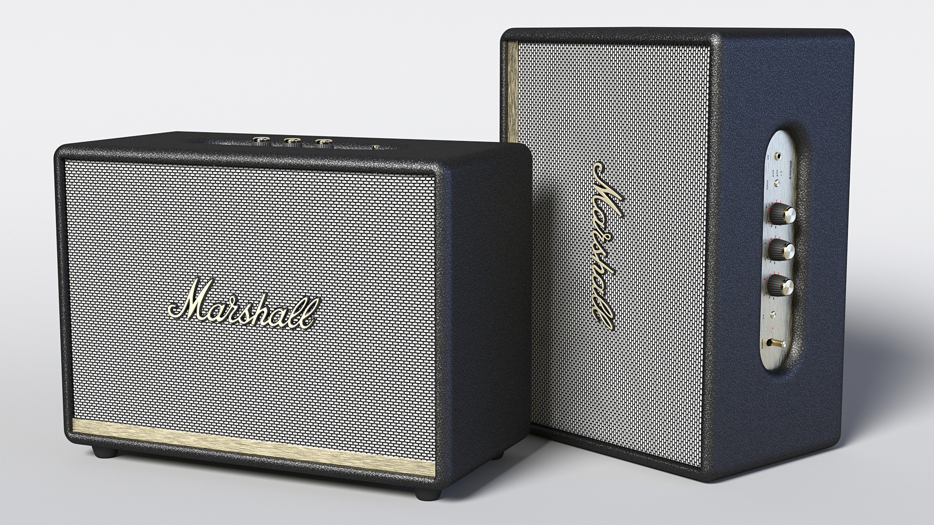 3D Marshall Woburn II Wireless Bluetooth Speaker Black