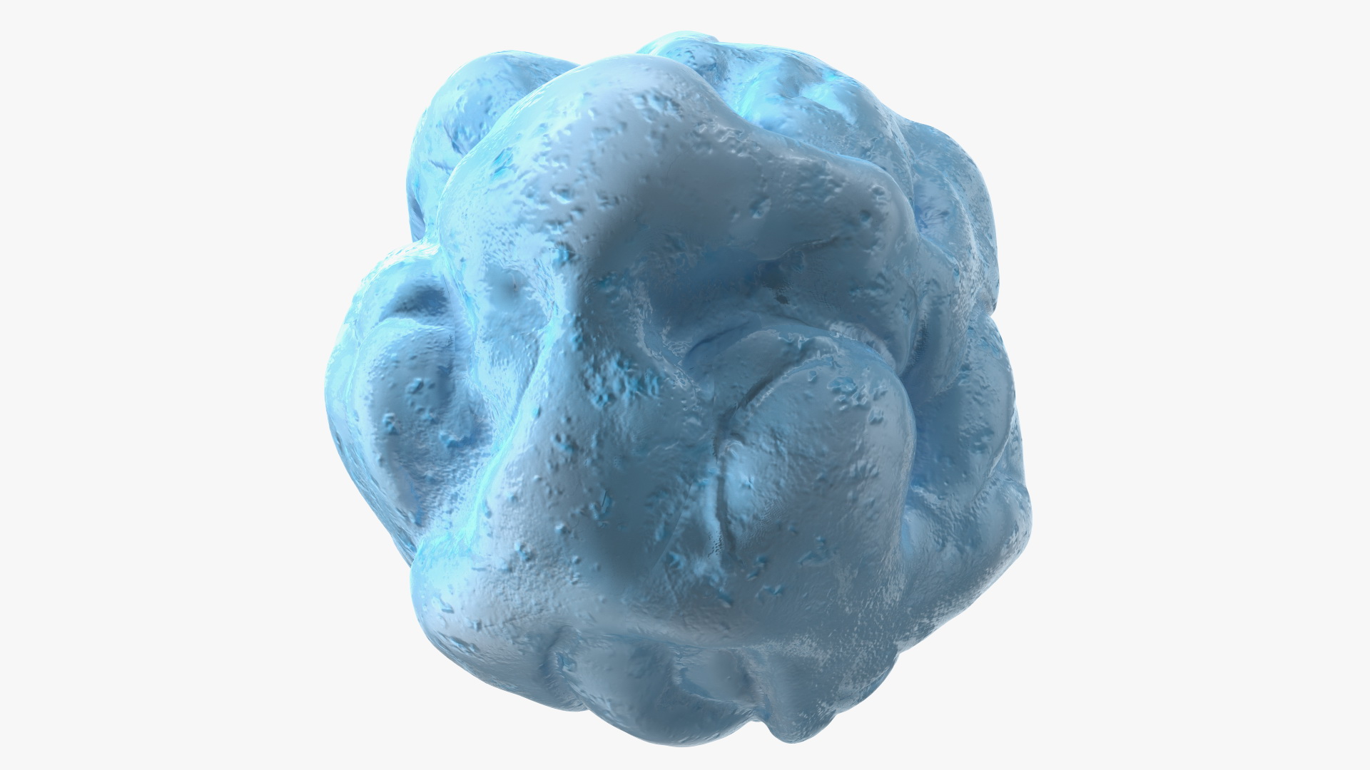 3D model Blue Chewed Gum