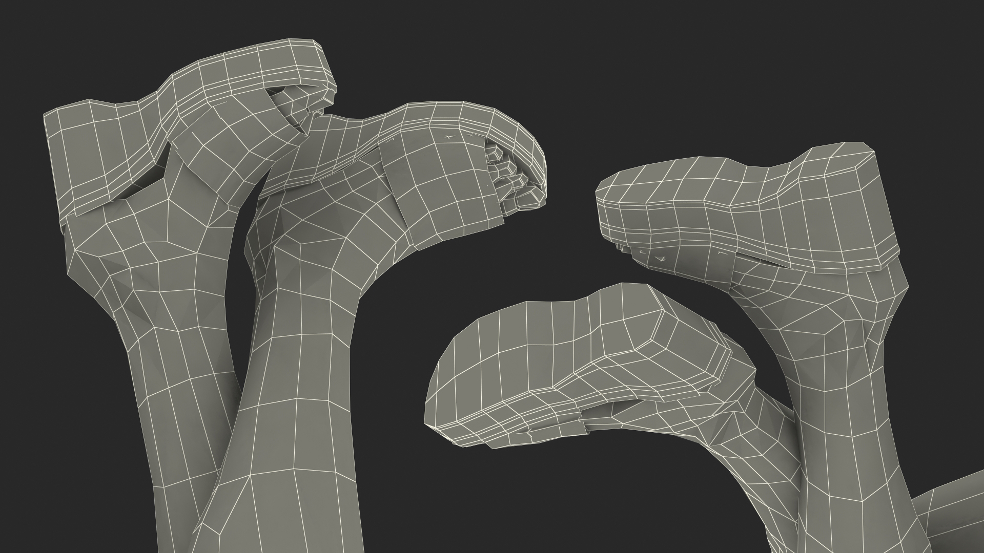 Bikini Girl Lying Pose 3D