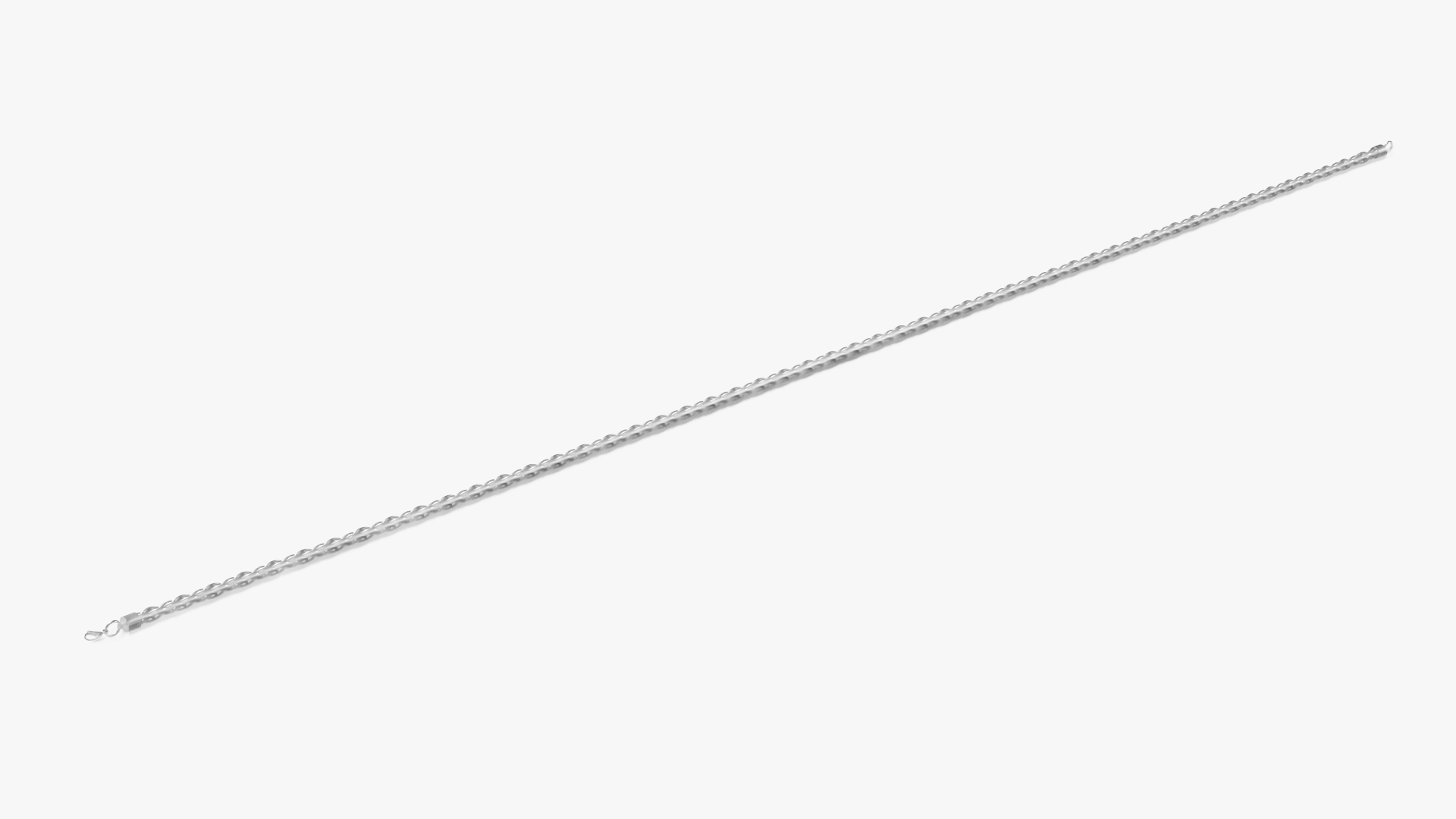 3D Palma Jewelry Silver Chain