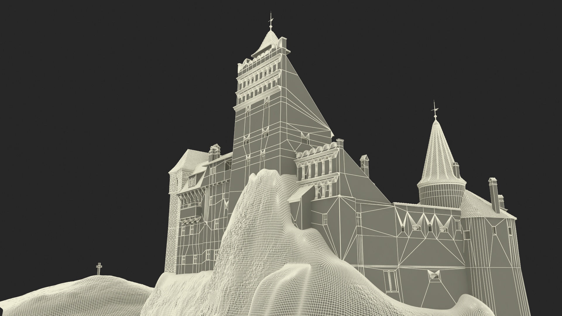 Bran Castle Draculas Castle 3D