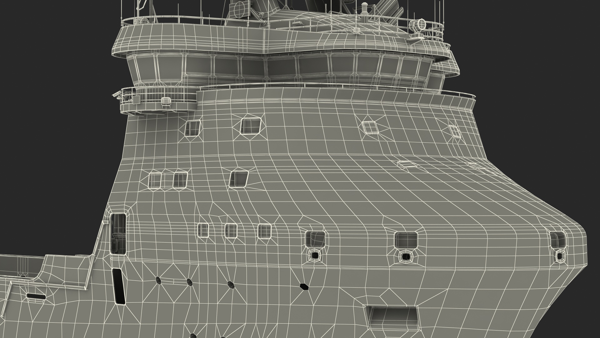3D model REM EIR Offshore Supply Vessel