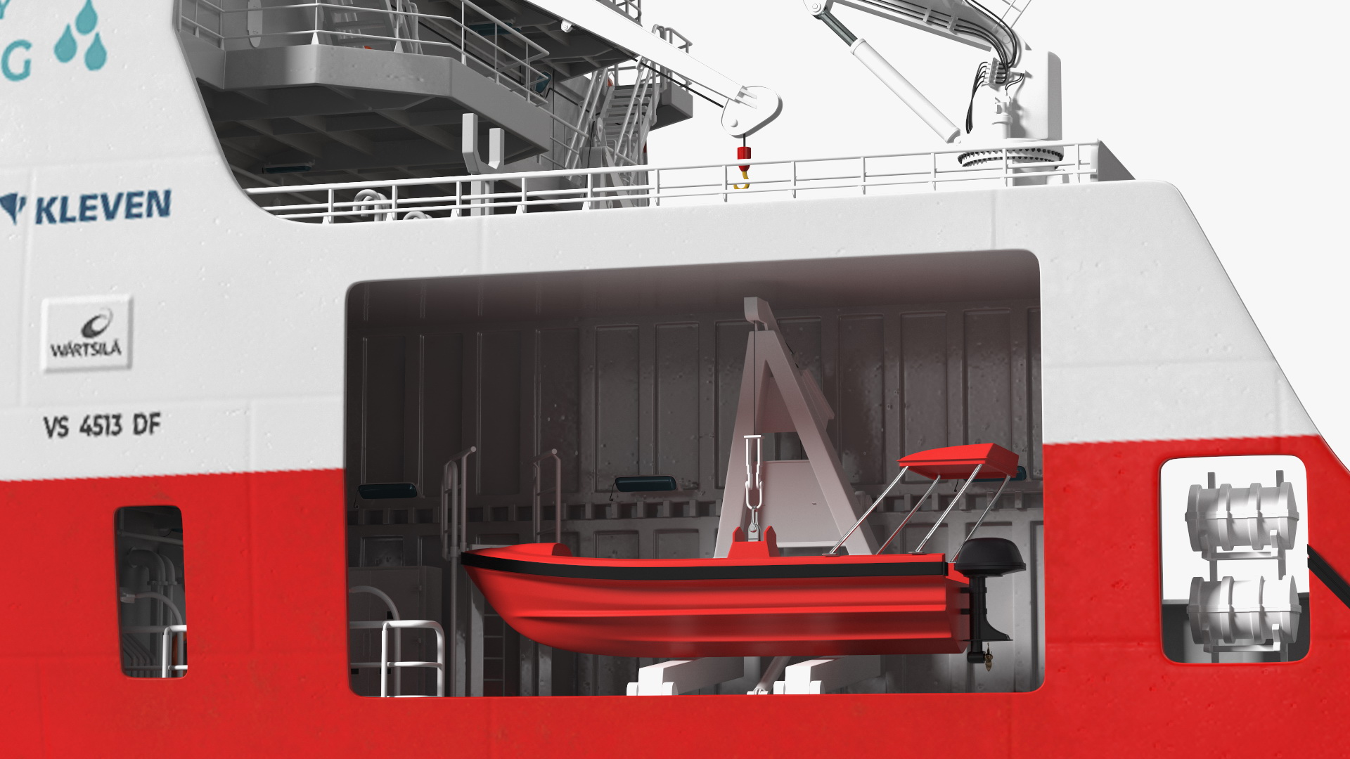 3D model REM EIR Offshore Supply Vessel