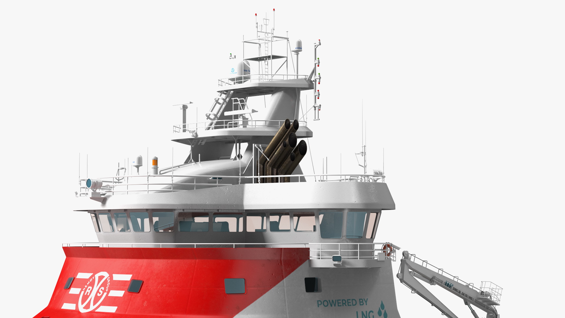3D model REM EIR Offshore Supply Vessel