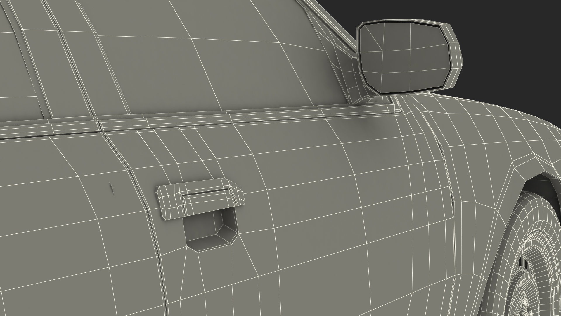 3D Ford Crown Victoria Police Car NYPD Simple Interior