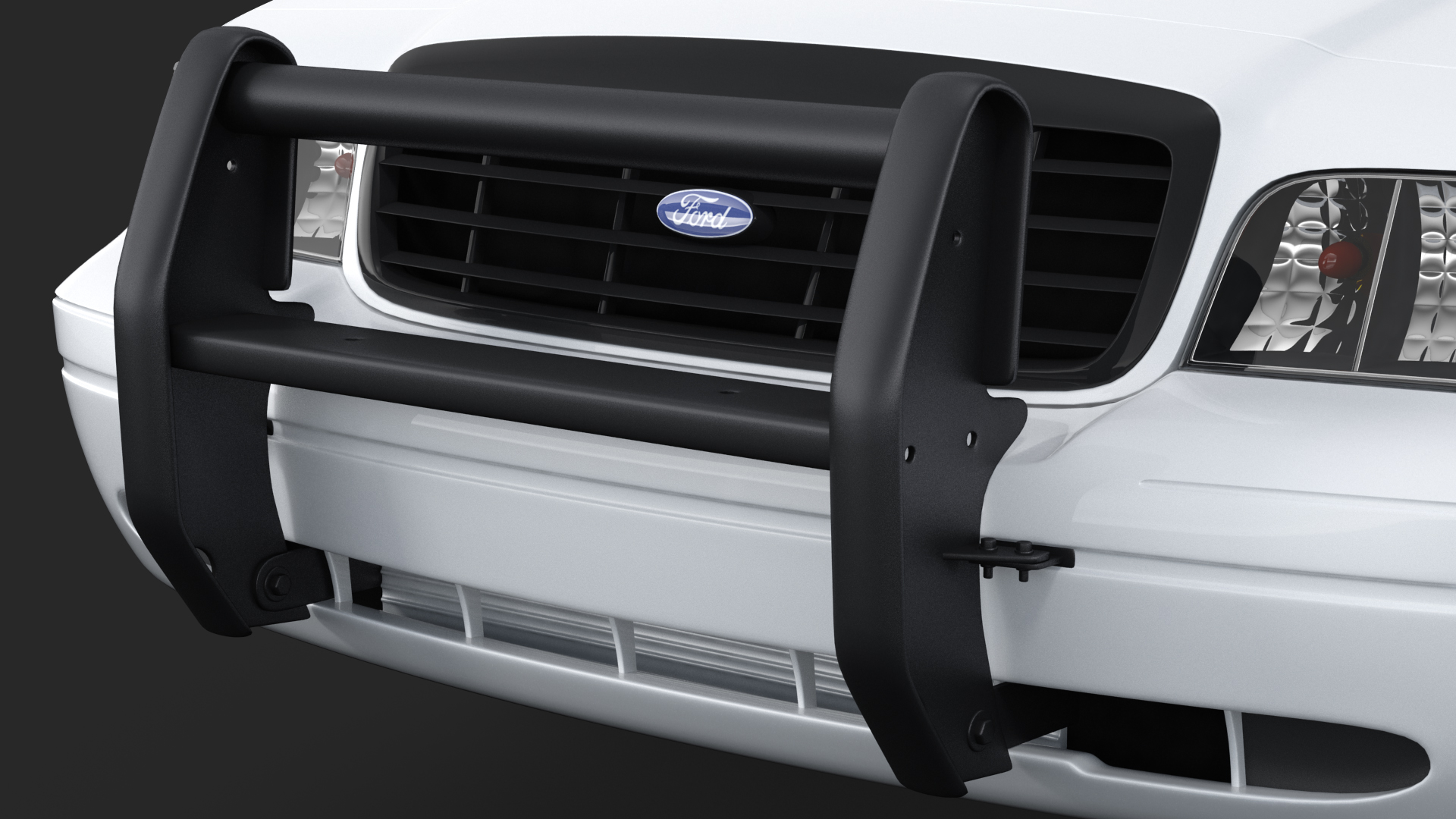3D Ford Crown Victoria Police Car NYPD Simple Interior