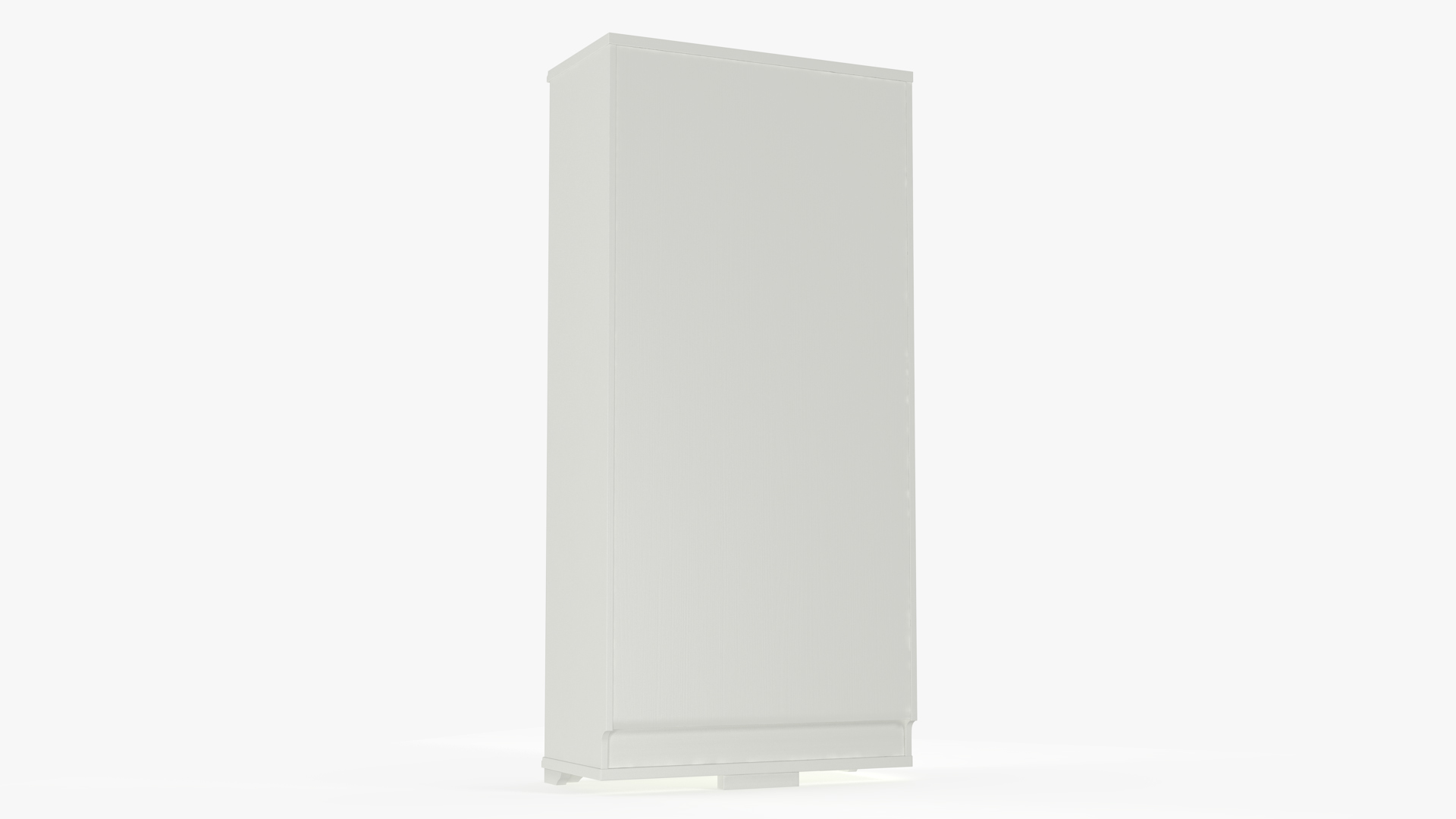 3D White Shoe Cabinet Ikea model