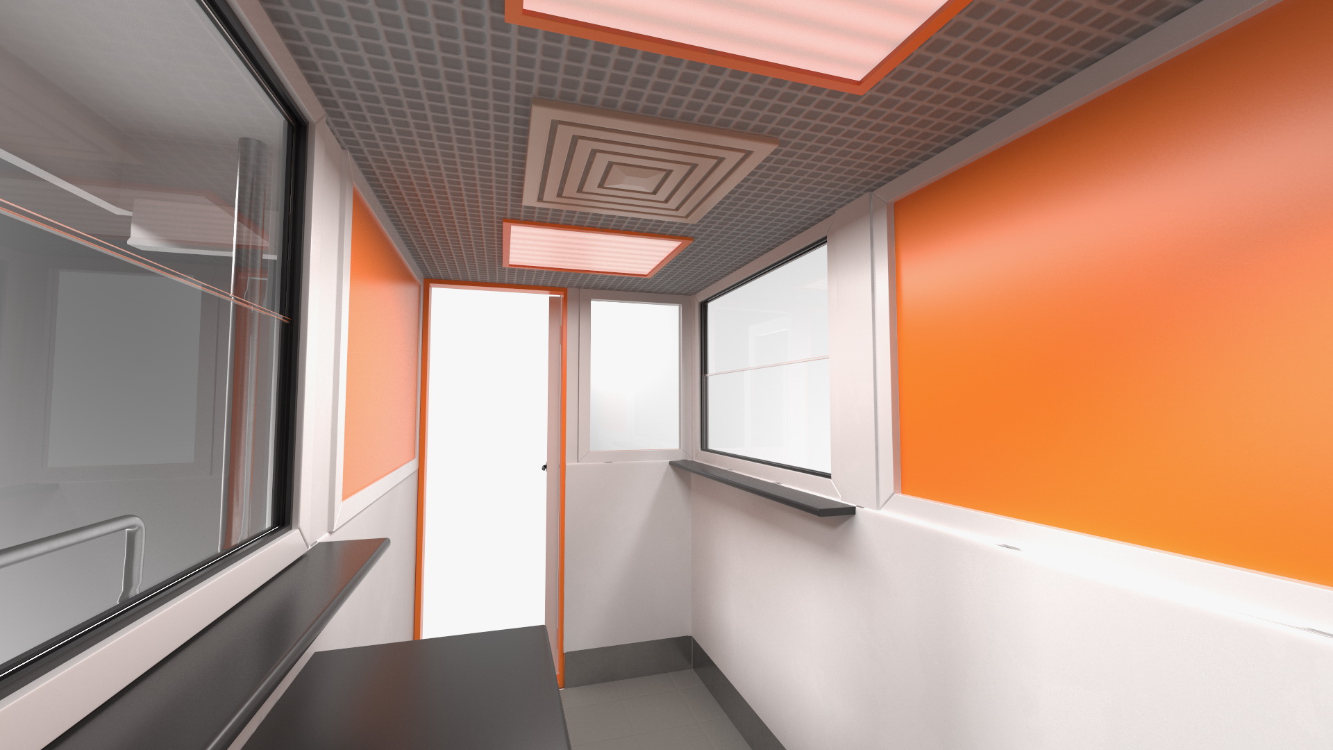 3D model Papers Control White