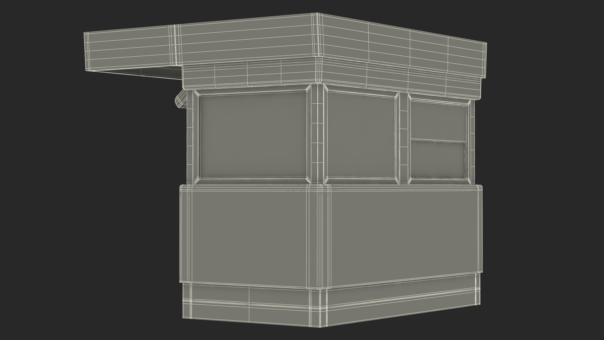 3D model Papers Control White