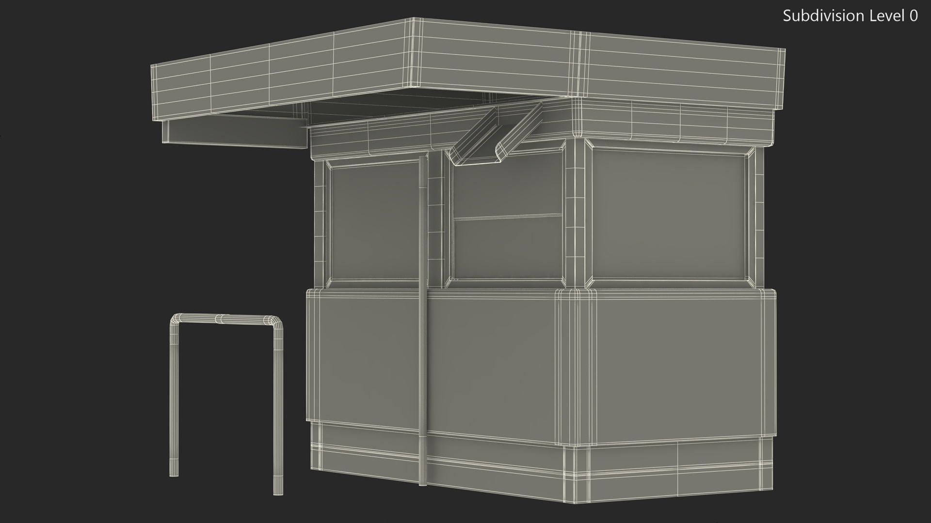 3D model Papers Control White