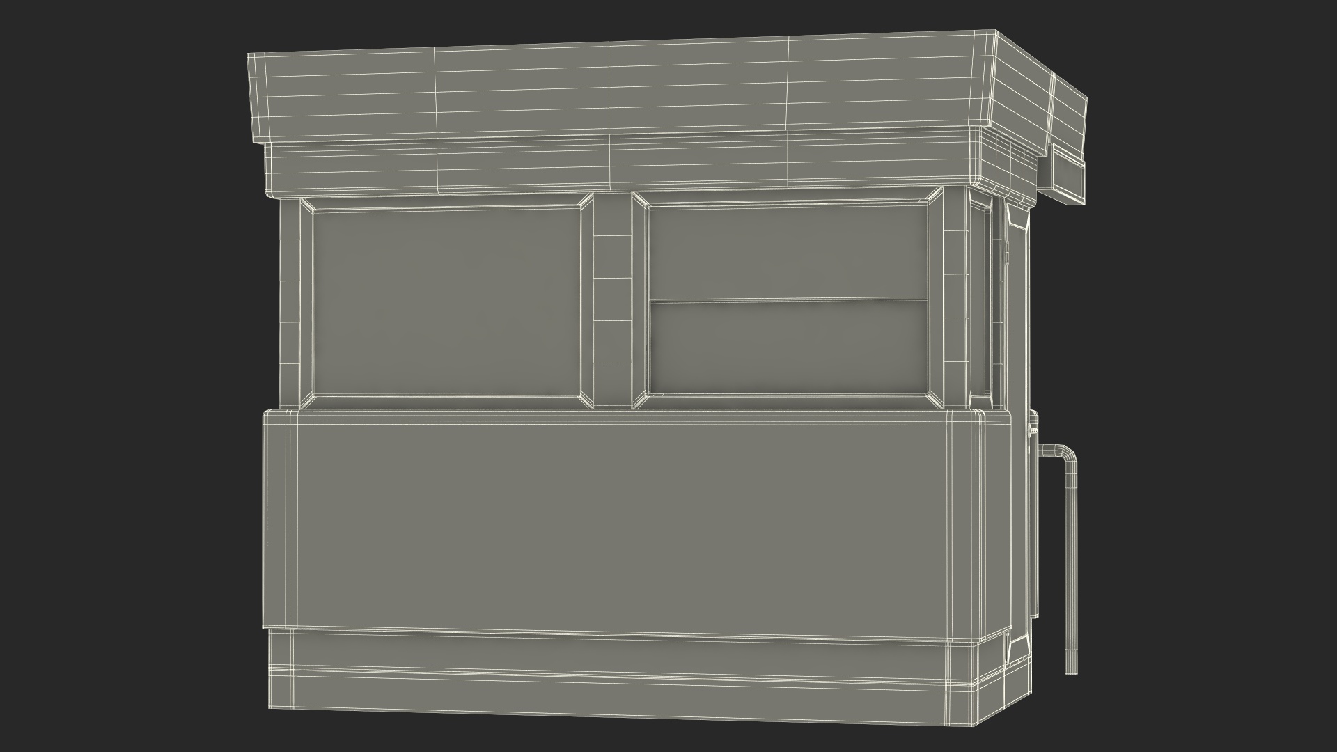 3D model Papers Control White