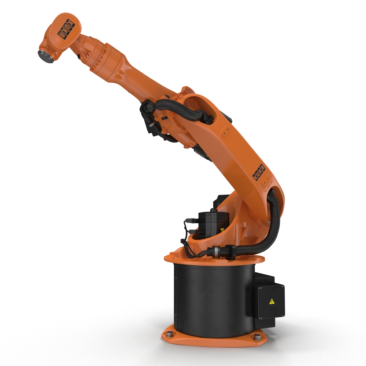 Kuka Robot KR 16 3 Rigged for Cinema 4D 3D model