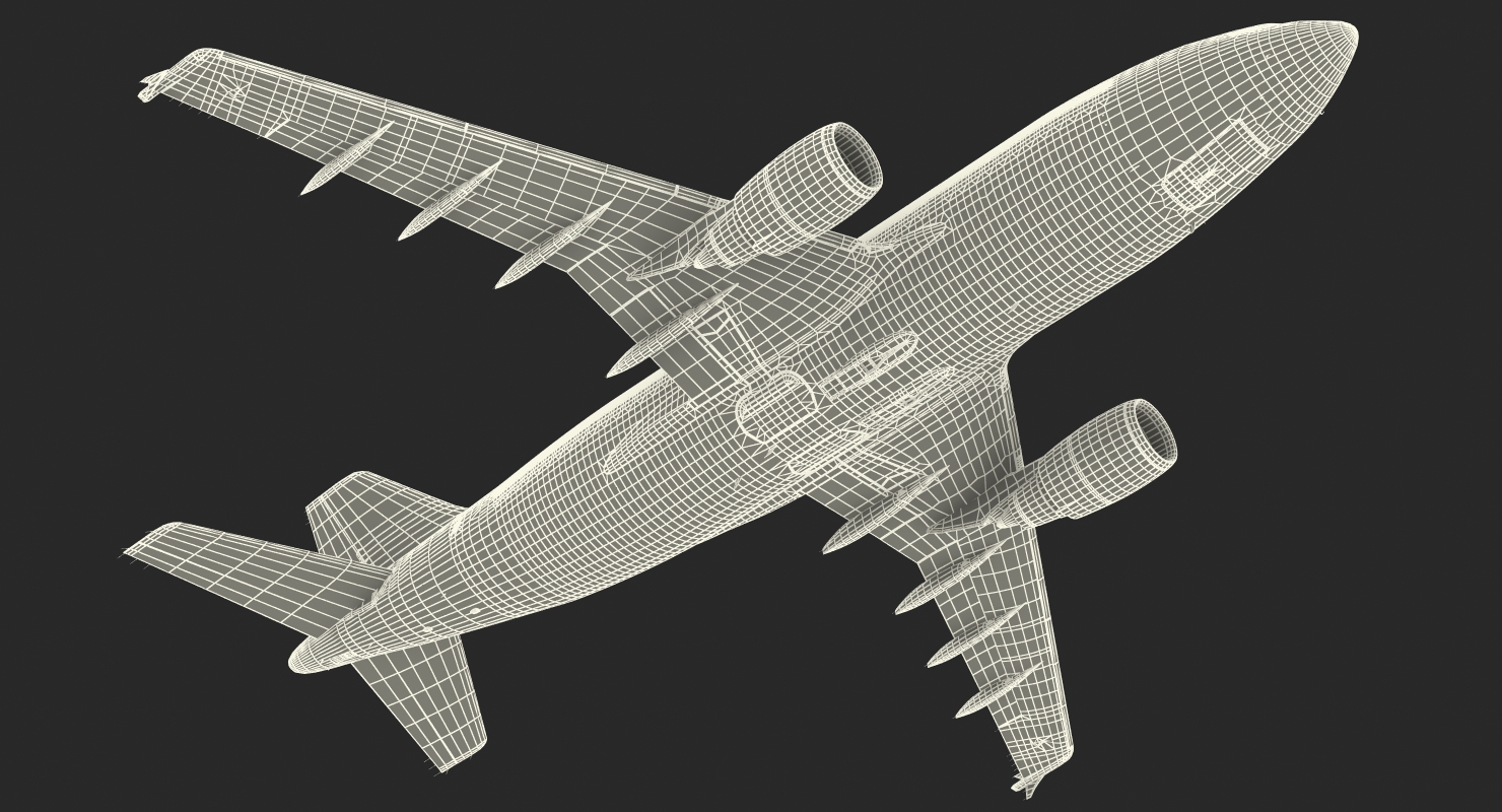 Cargo Aircraft Airbus A310 300F Generic 3D model