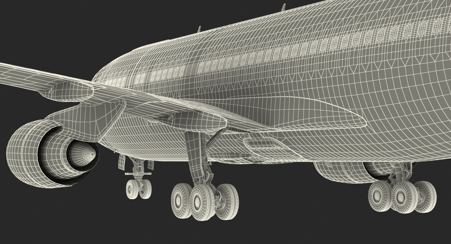 Cargo Aircraft Airbus A310 300F Generic 3D model