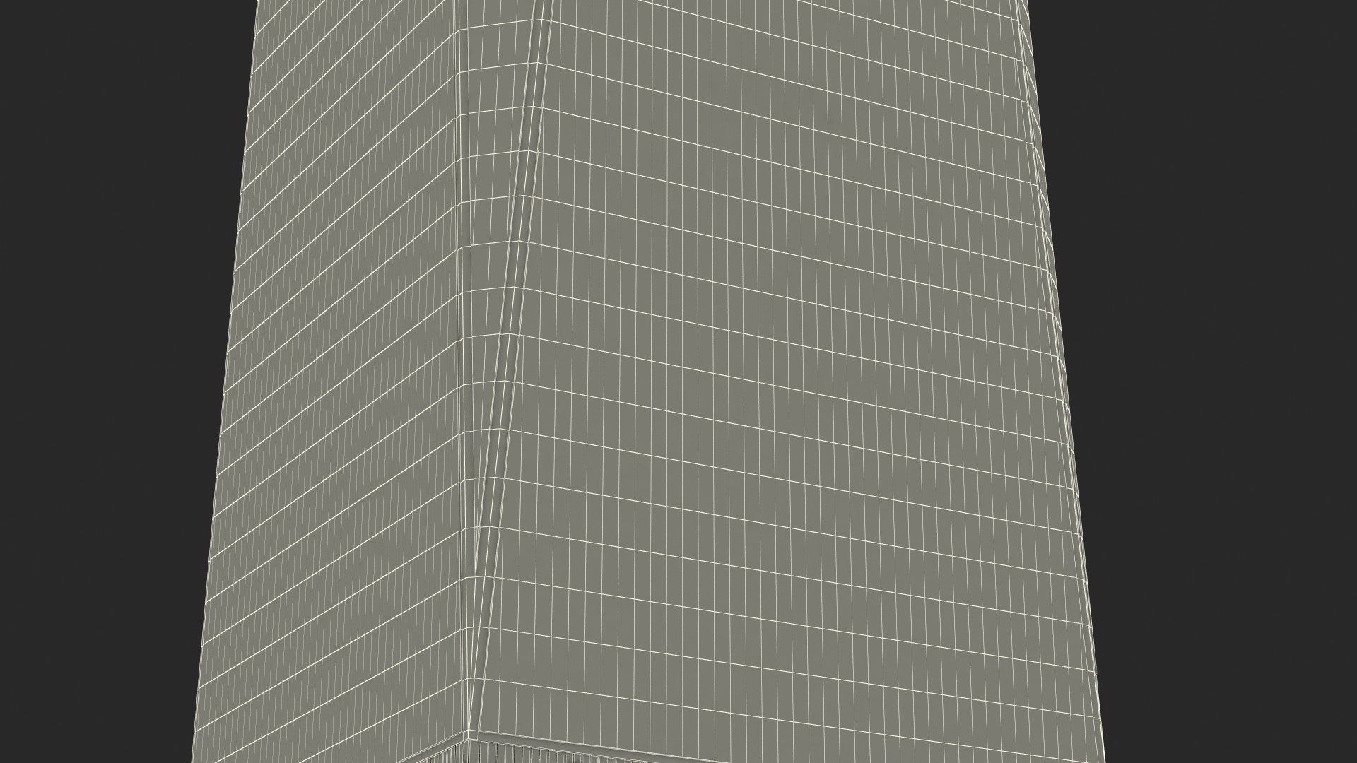 3D Modern Skyscraper Night Glow model