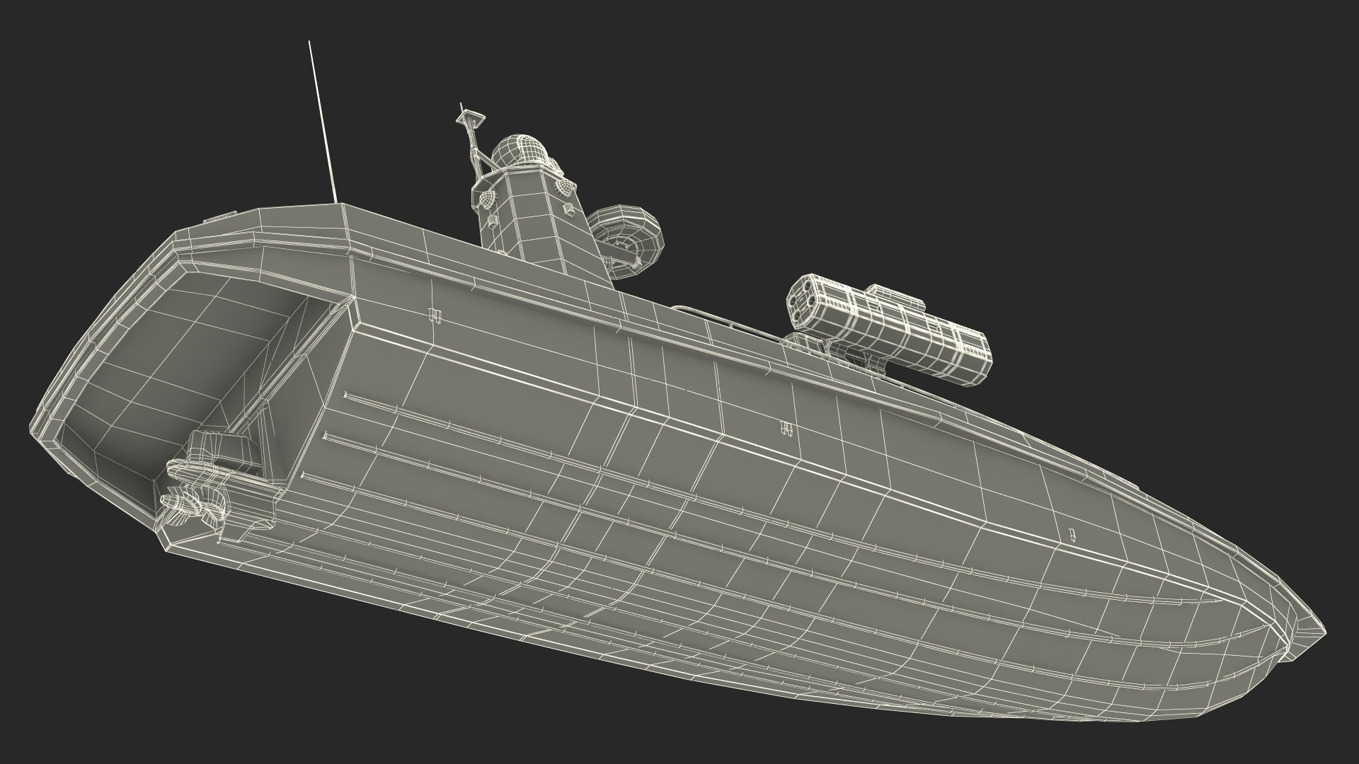 ULAQ Unmanned Patrol Vessel 3D