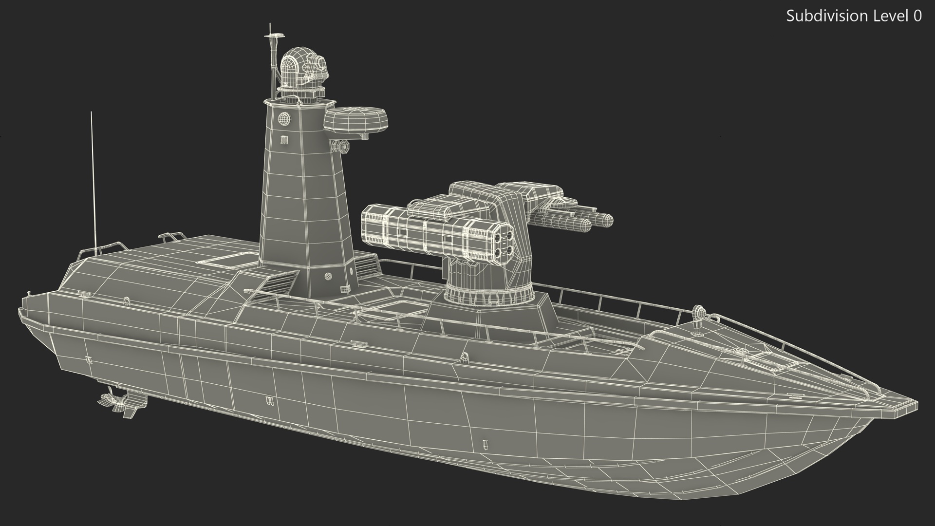 ULAQ Unmanned Patrol Vessel 3D