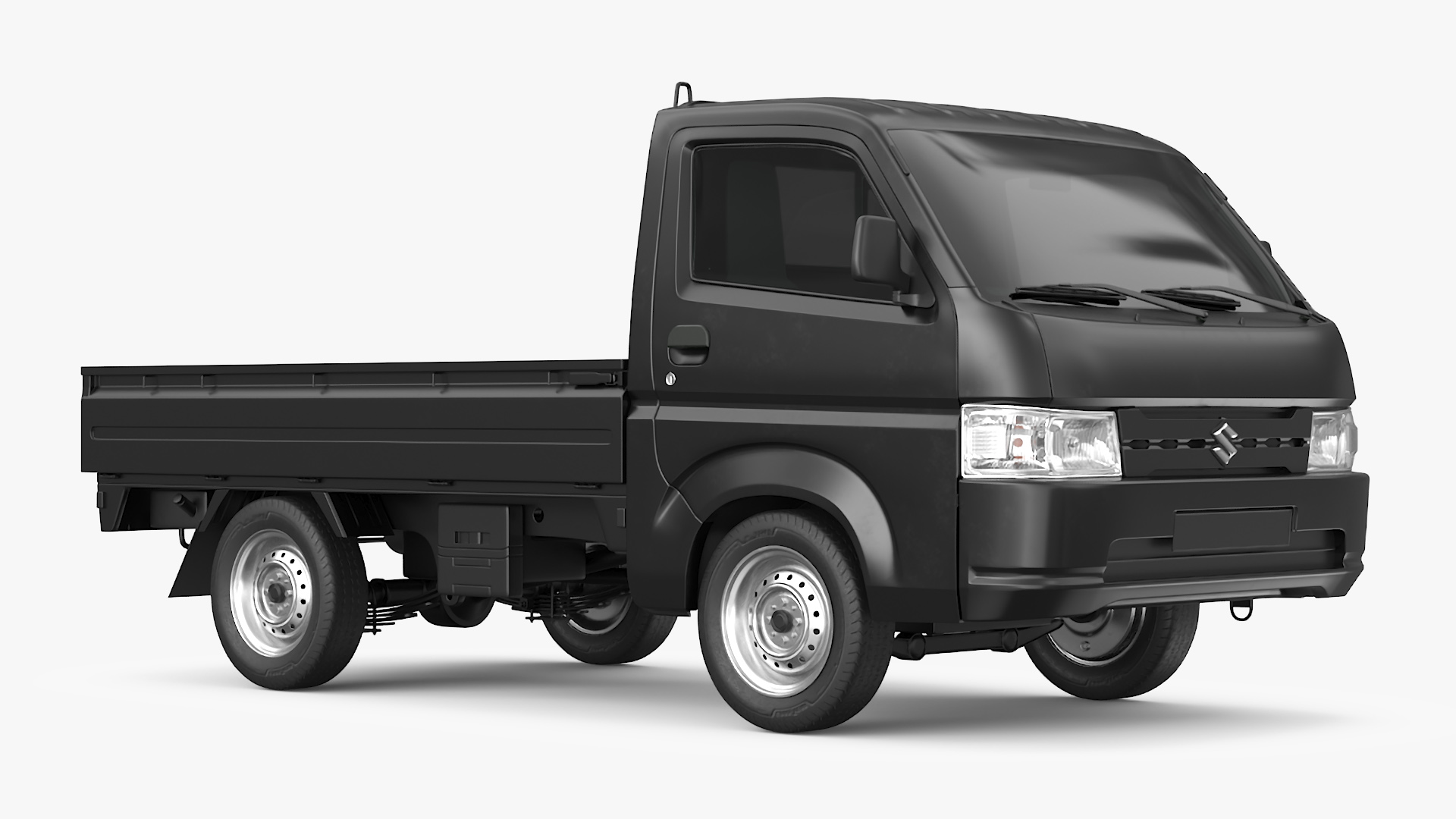 Suzuki Carry Truck Black 3D model