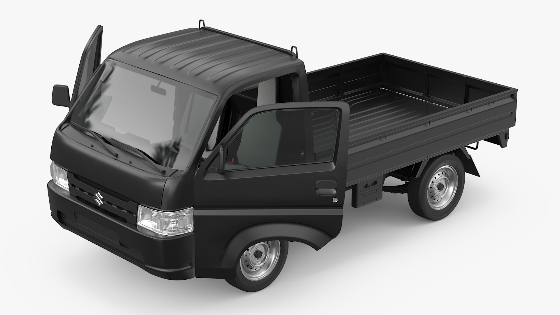 Suzuki Carry Truck Black 3D model