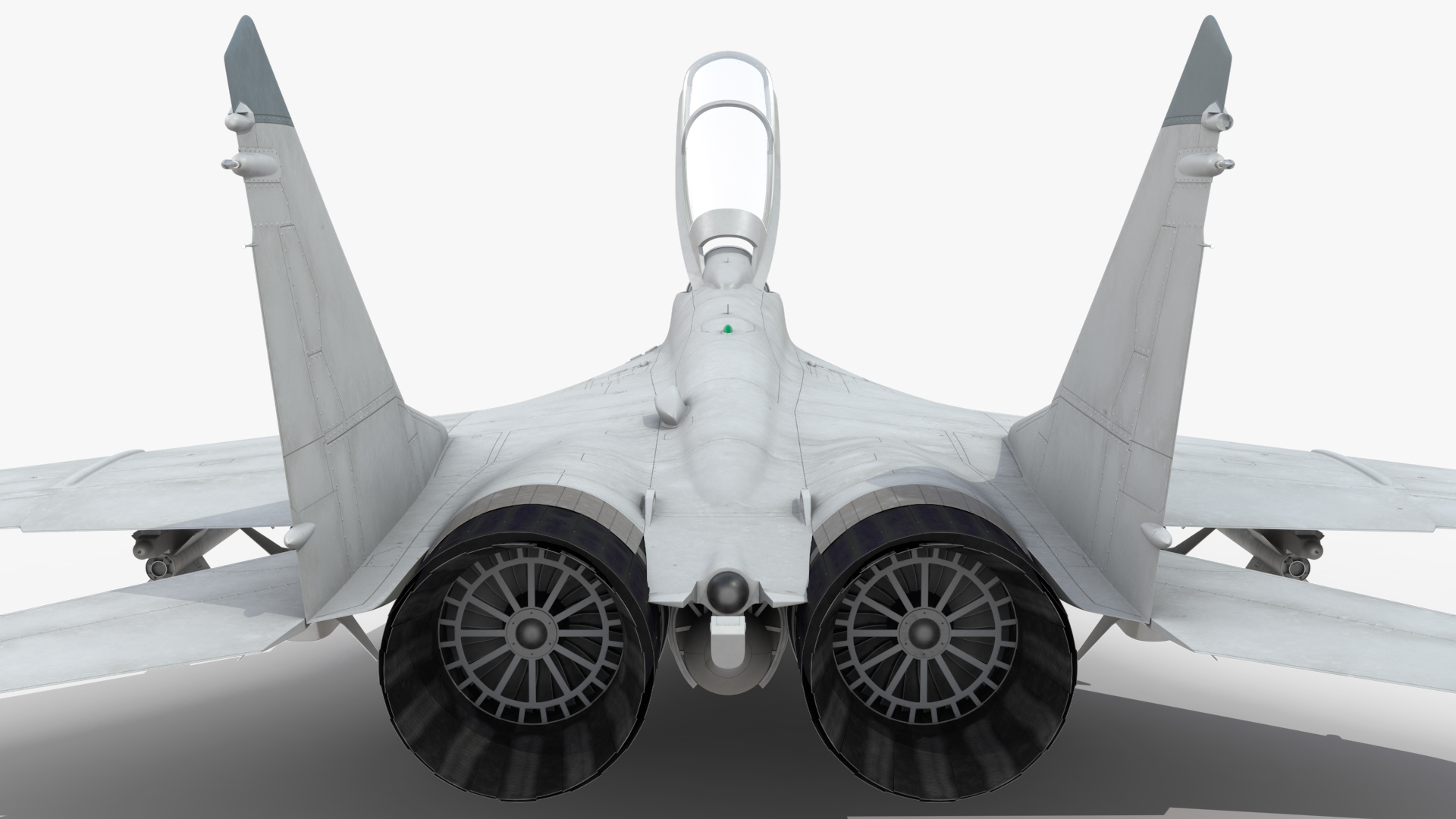 3D MiG 29 Tandem Aircraft with Armament Rigged model
