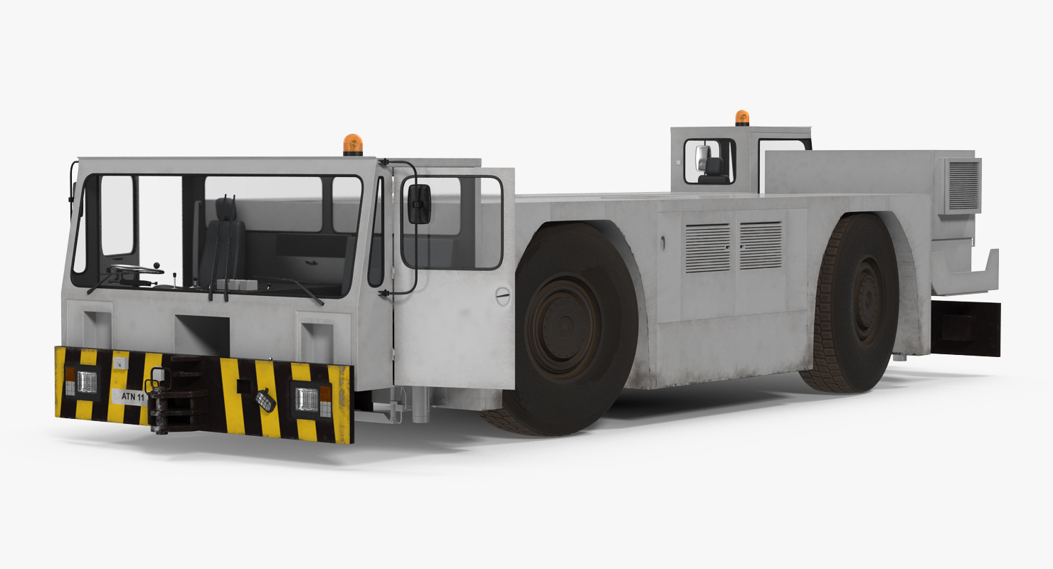 3D model Heavy Aircraft Tractor Douglas DC12 44 Rigged