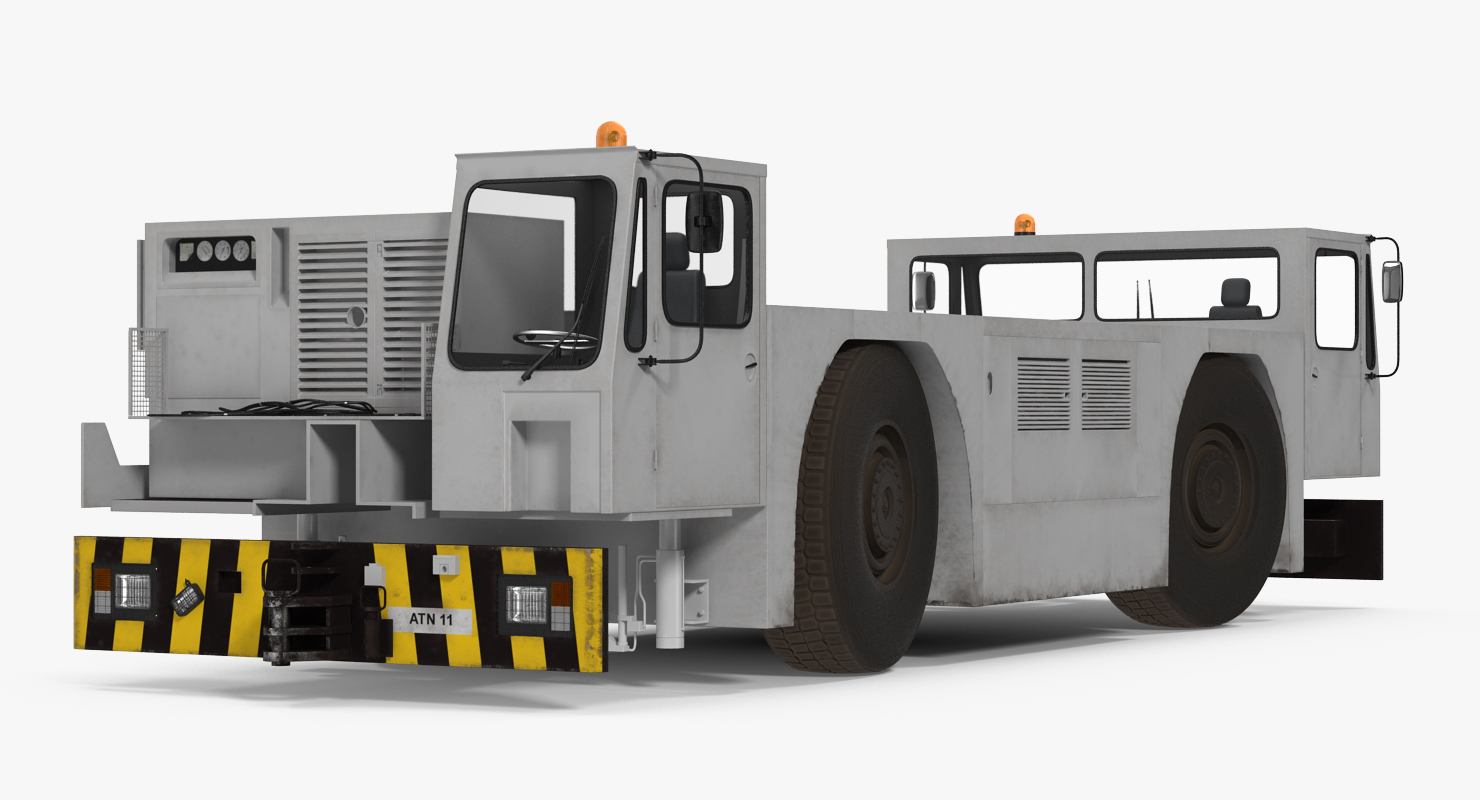3D model Heavy Aircraft Tractor Douglas DC12 44 Rigged