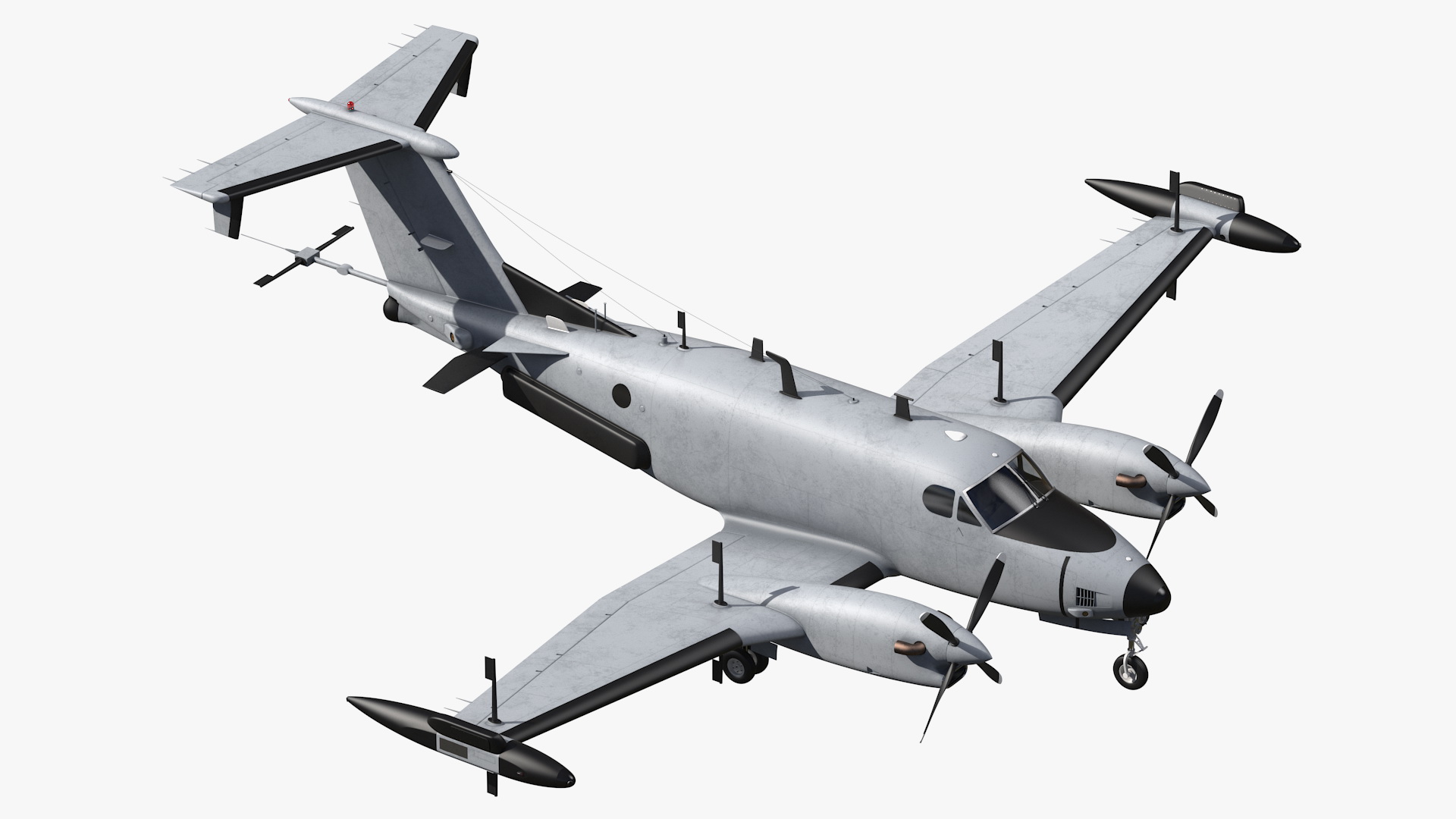 3D model Beechcraft RC12 Guardrail