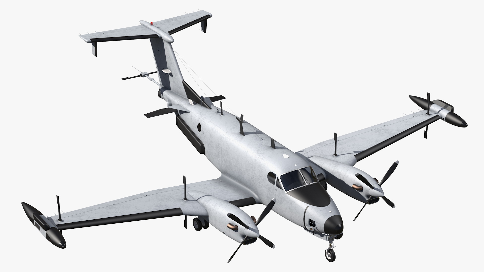 3D model Beechcraft RC12 Guardrail