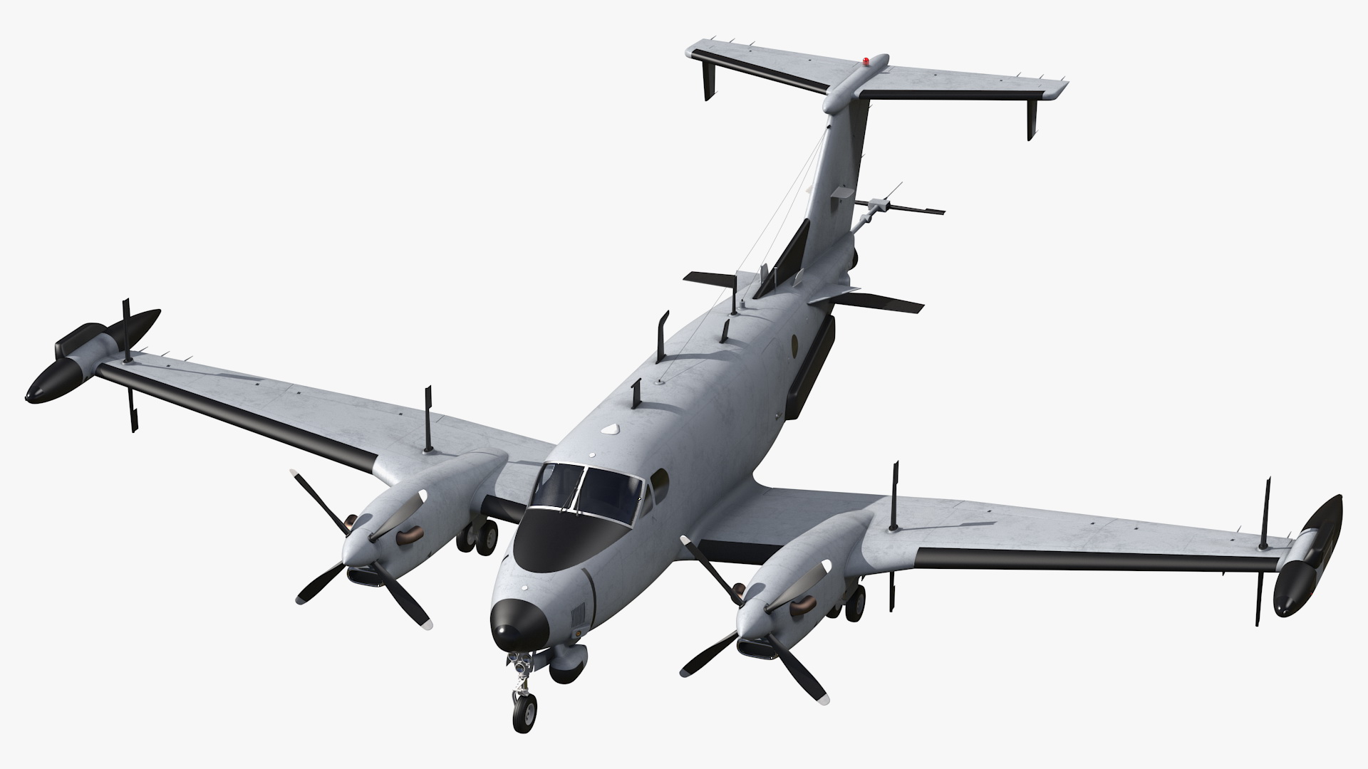 3D model Beechcraft RC12 Guardrail
