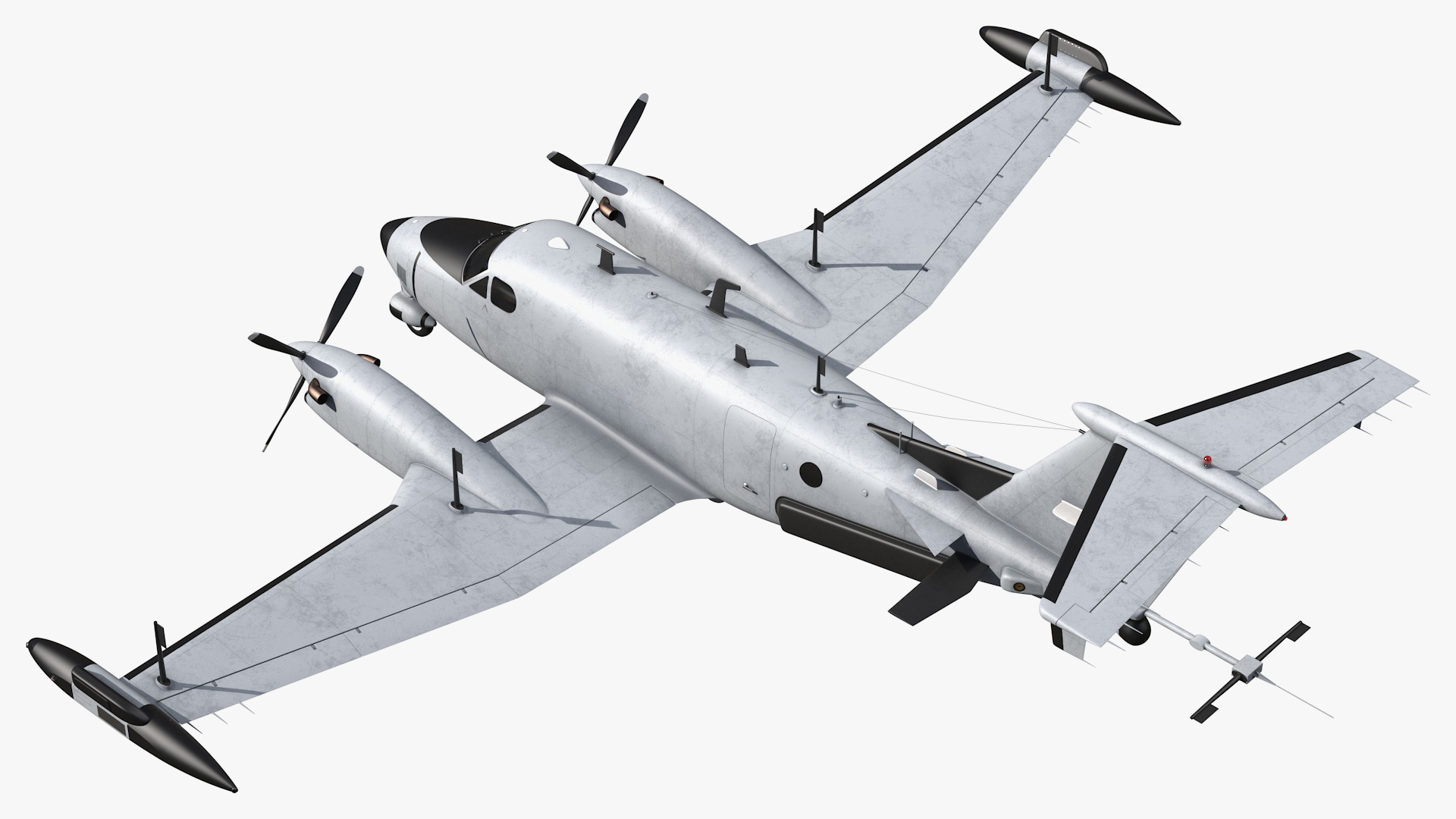 3D model Beechcraft RC12 Guardrail