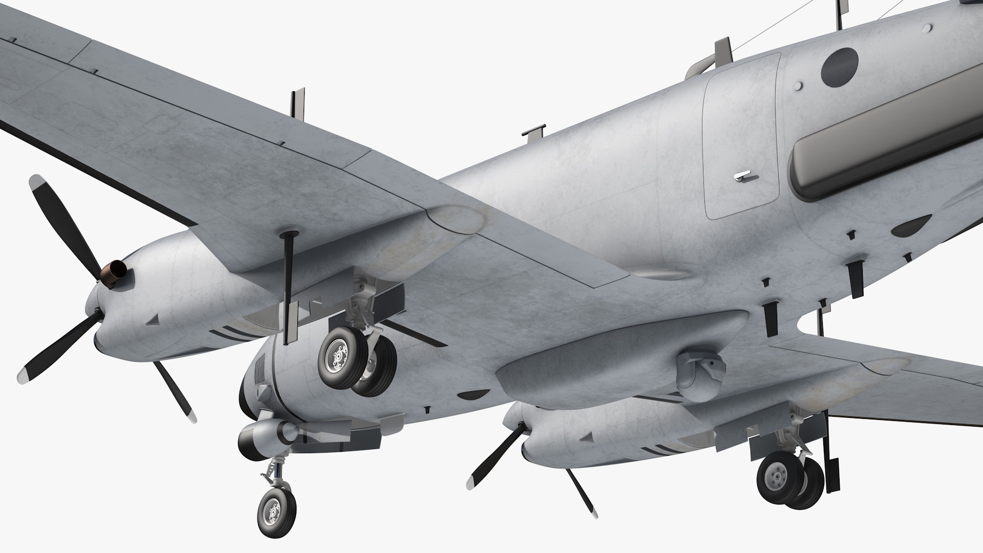 3D model Beechcraft RC12 Guardrail