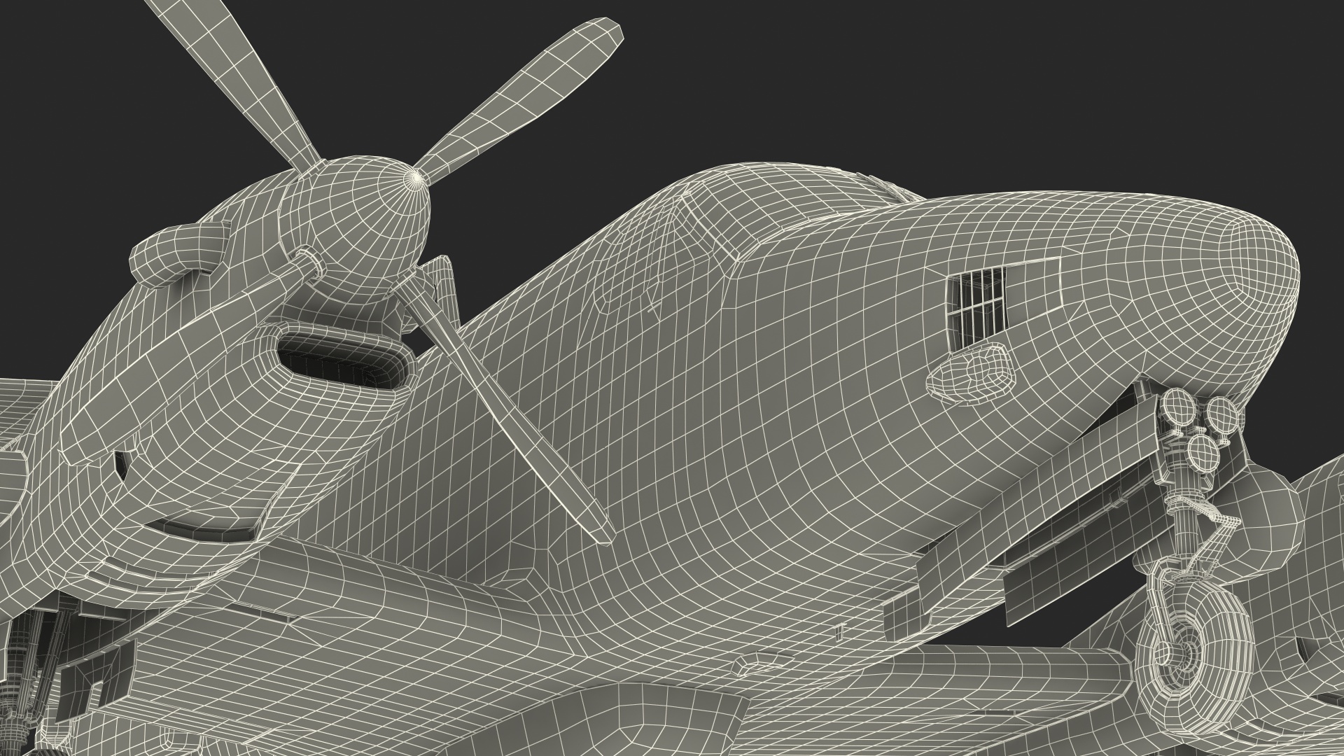 3D model Beechcraft RC12 Guardrail
