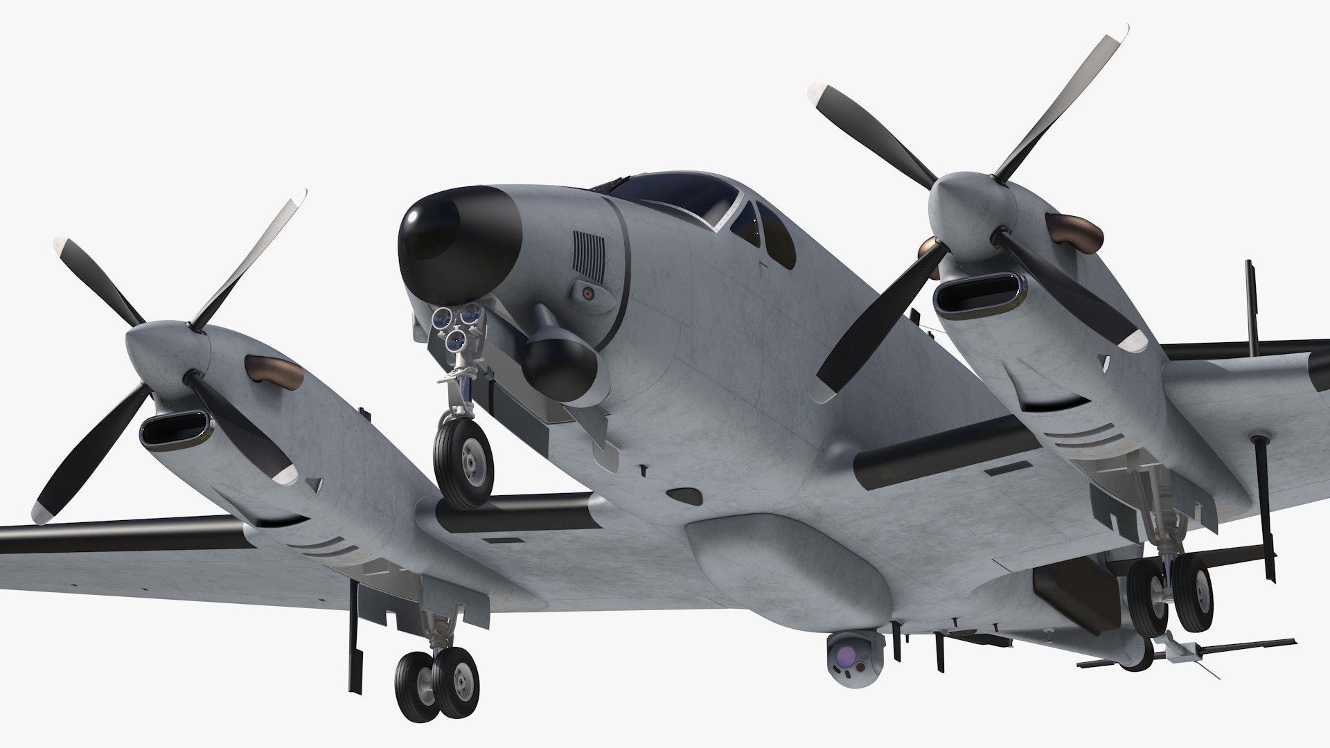 3D model Beechcraft RC12 Guardrail